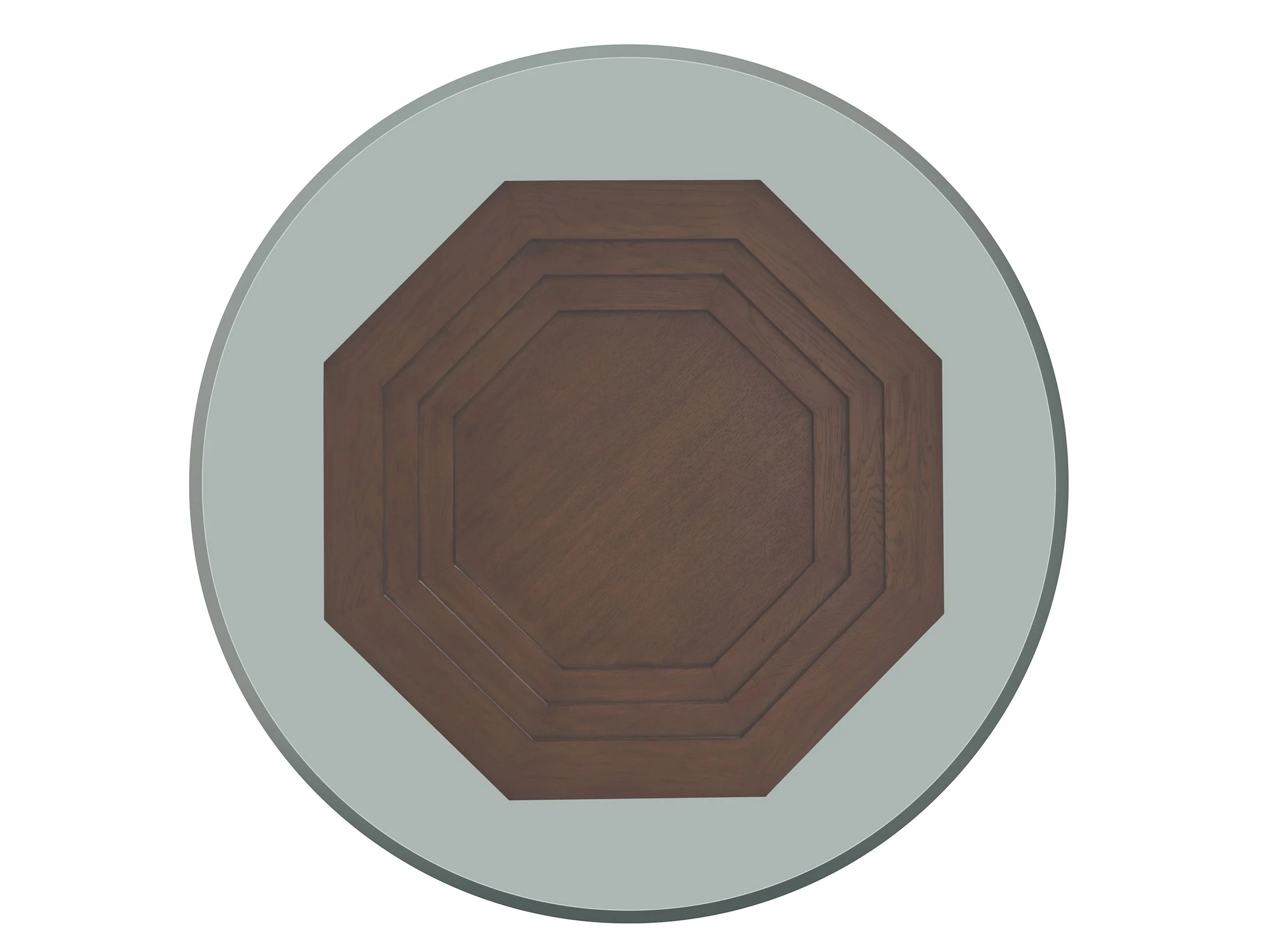 La Costa Cabrillo 54-Inch Glass Top Dining Table - Image 4