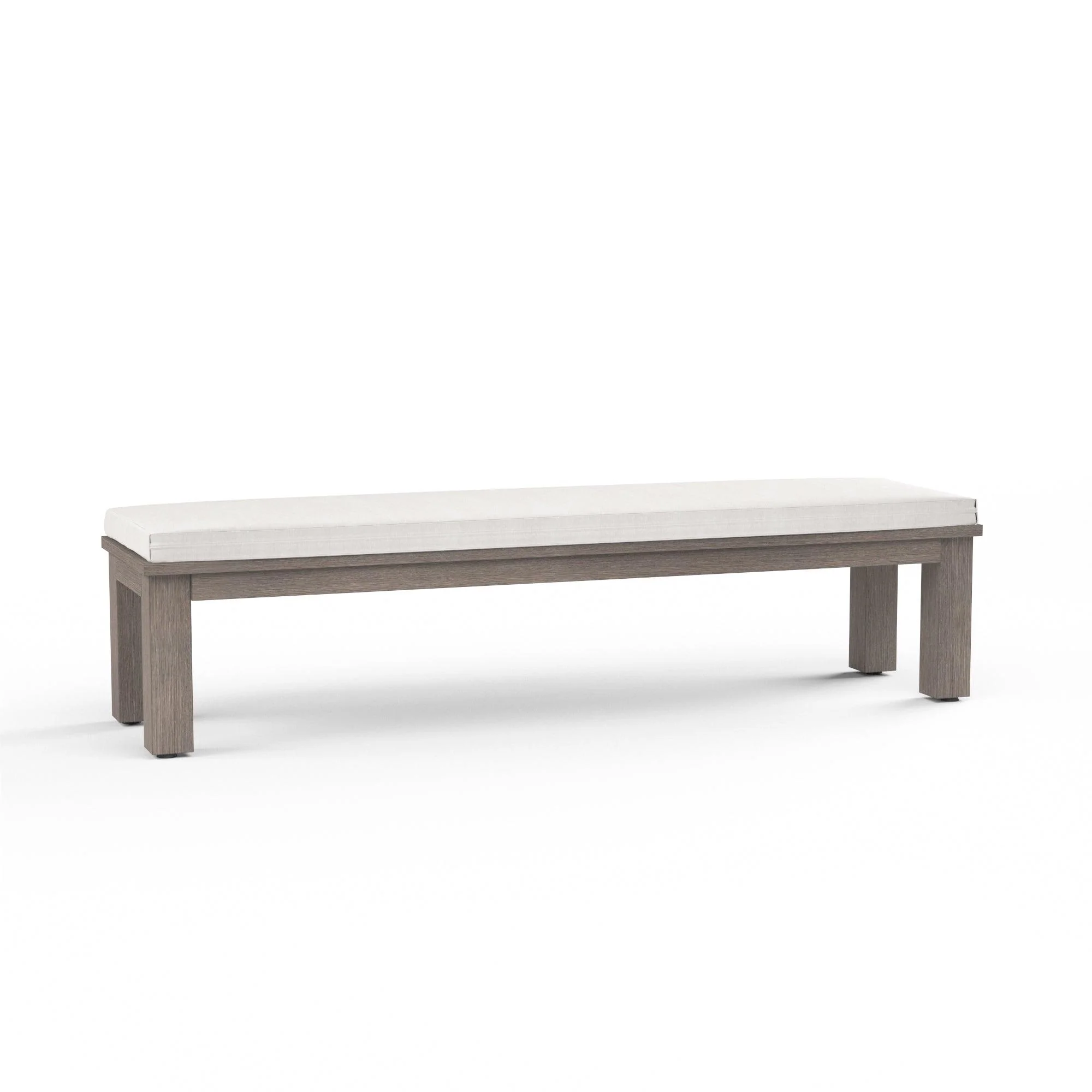 Laguna Dining Bench in Canvas Flax, No Welt - Image 2