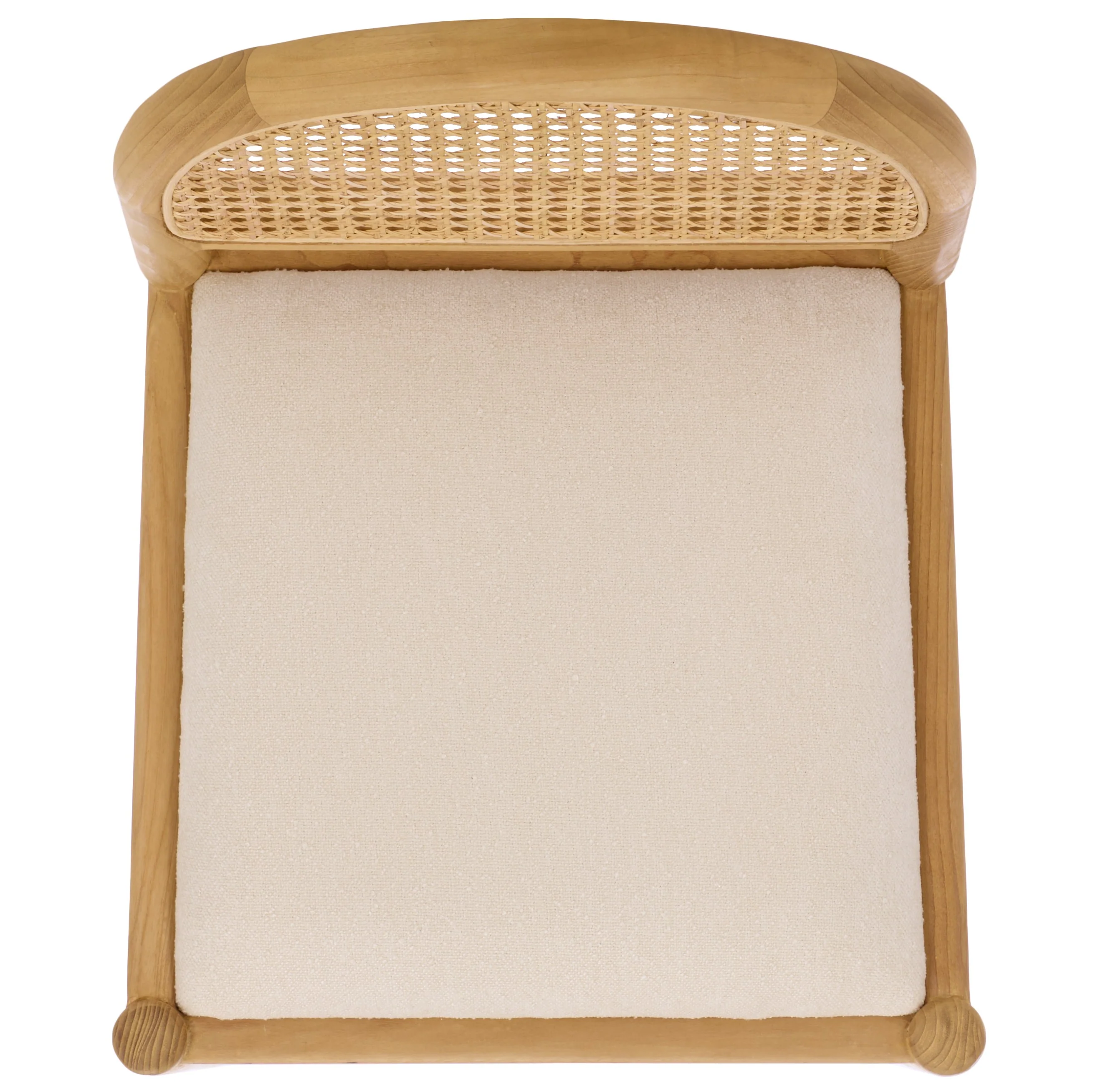 Laylie Rattan And Leather Counter Stool - Image 59