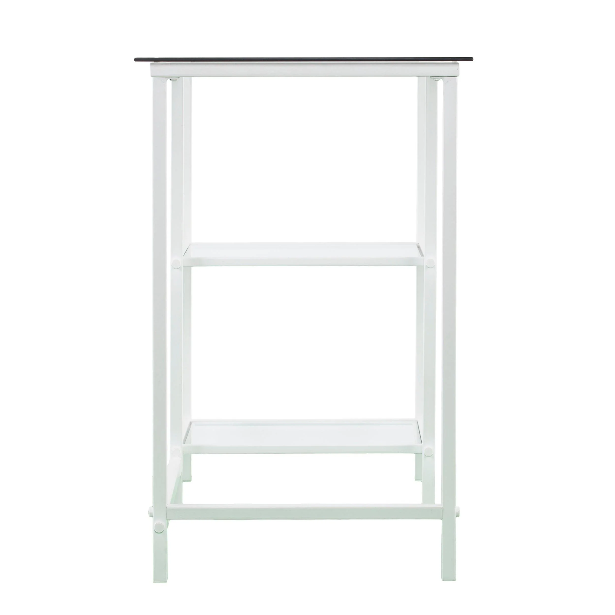 Layton Metal/Glass Student Desk - White - Image 4