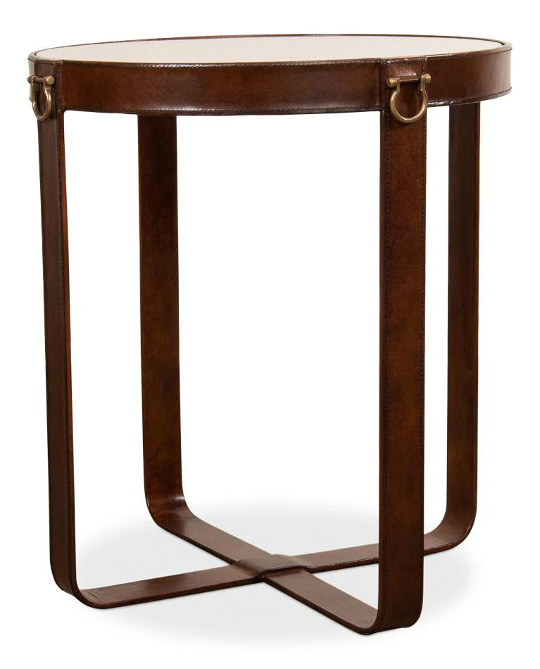 Leather Harness Table - Image 4