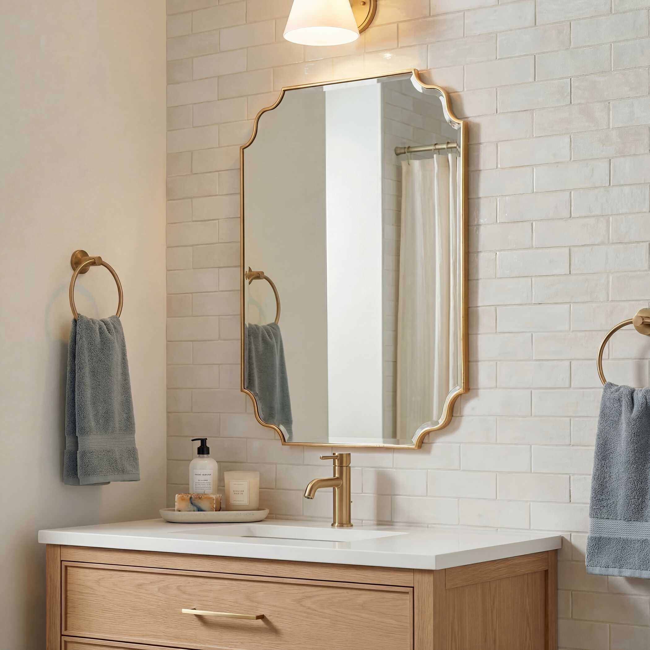 Lennyn Gold Vanity Mirror - Image 2