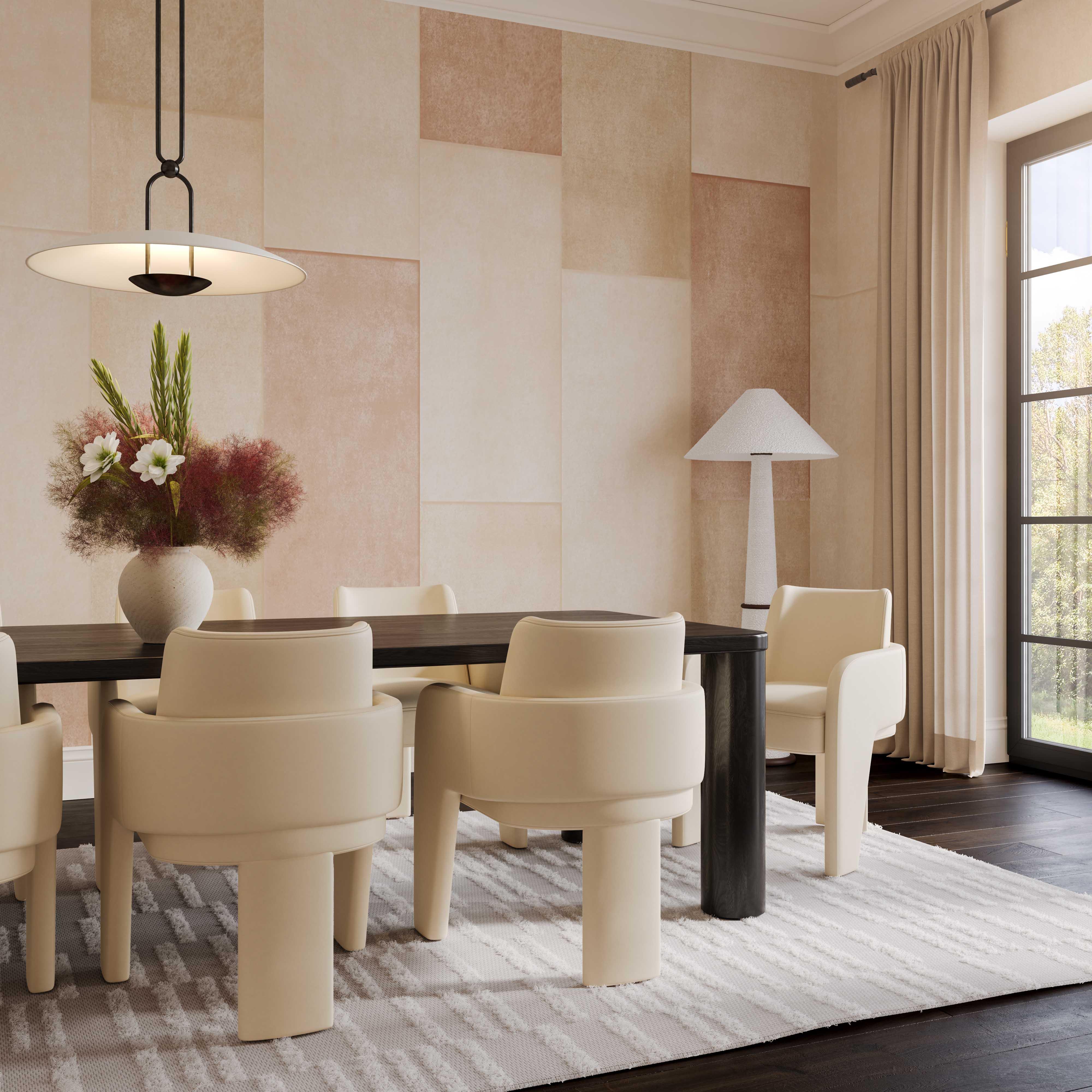Leo Performance Vegan Leather Dining Chair - Image 7