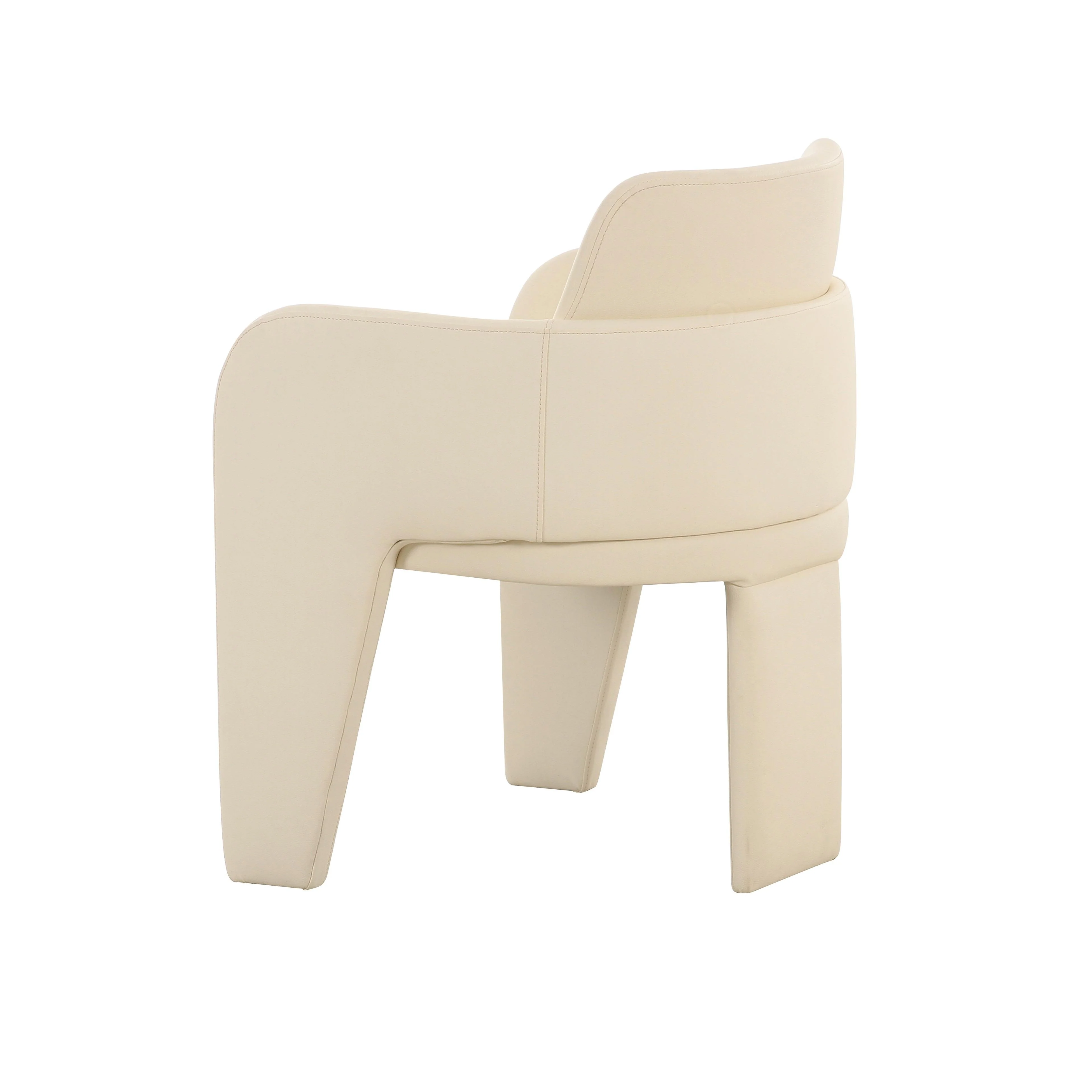 Leo Performance Vegan Leather Dining Chair - Image 9