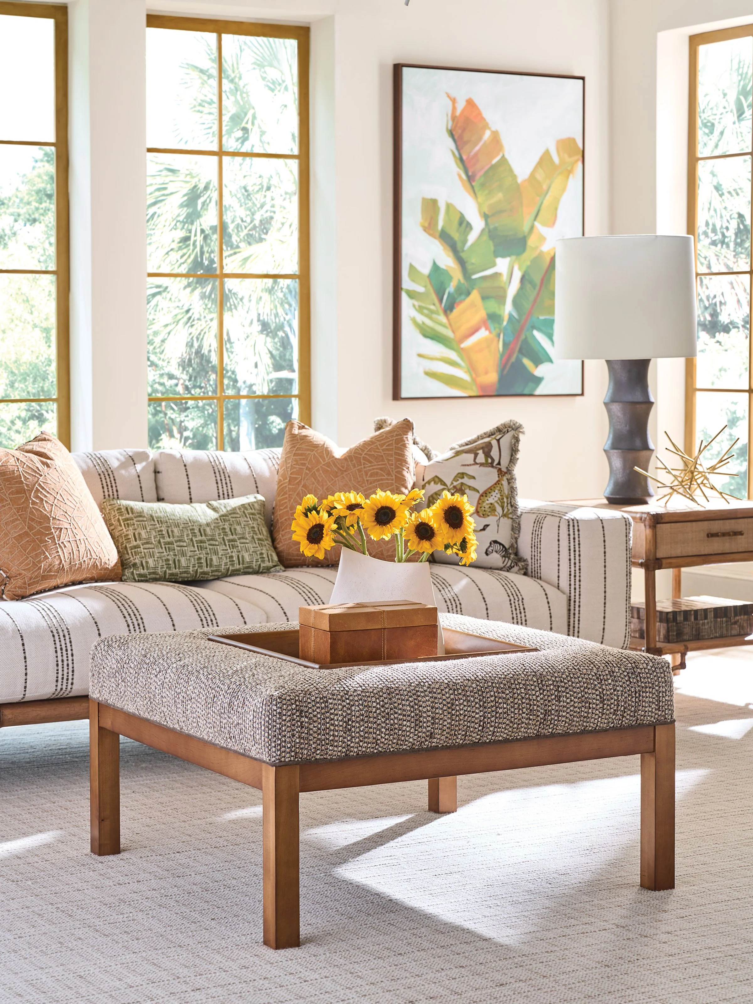 Crandon Park Upholstered Ottoman - Image 2
