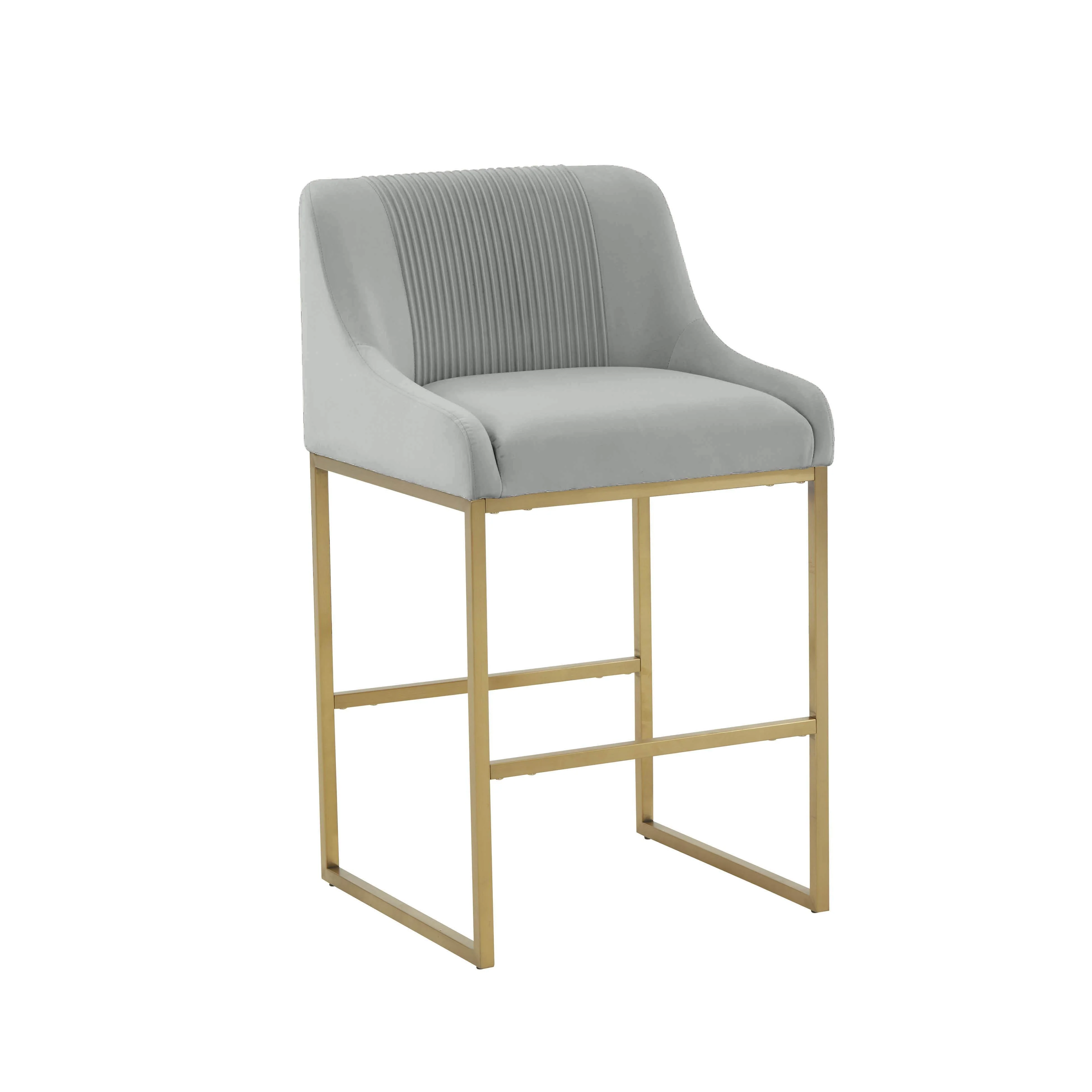 Lisa Pleated Counter Stool - Image 7