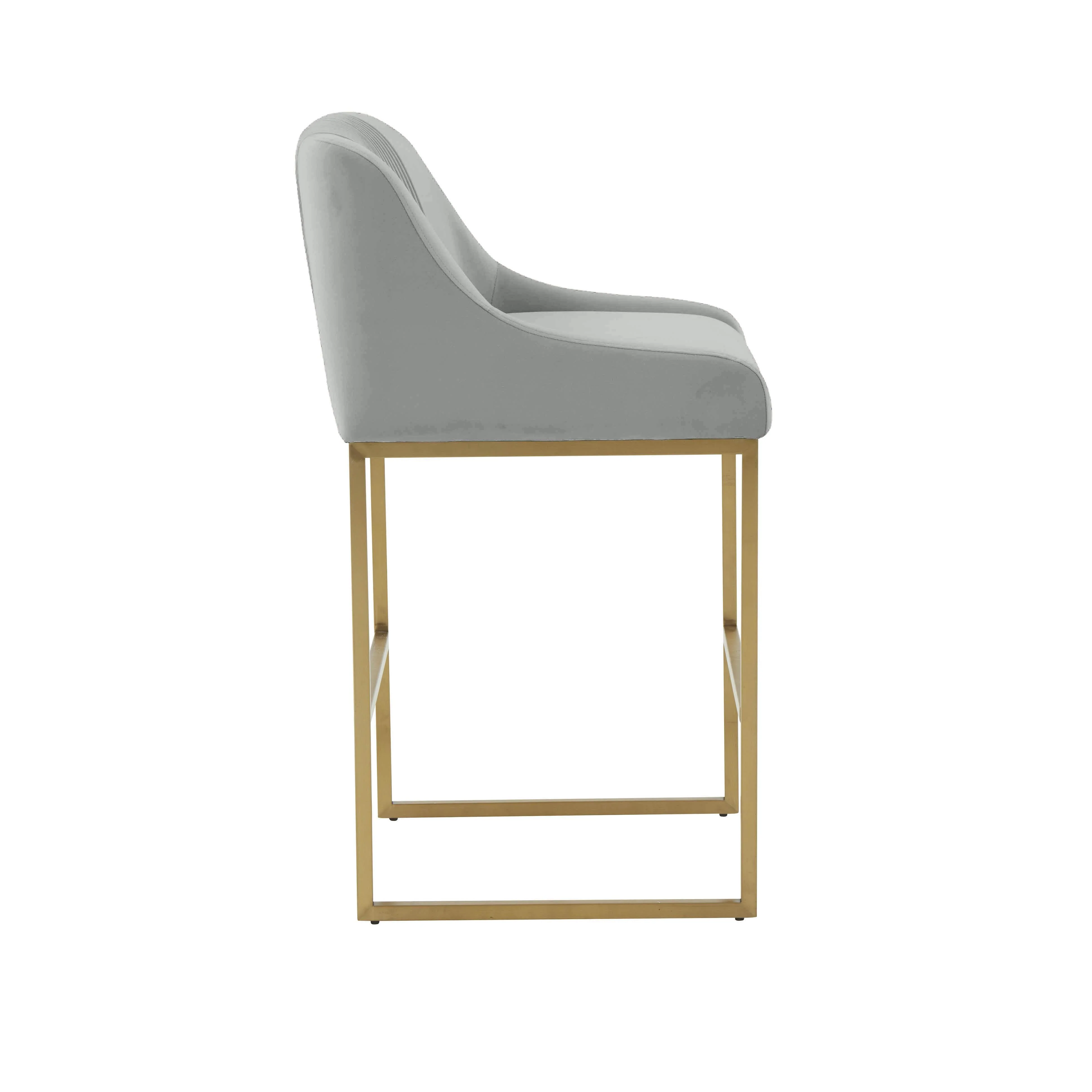 Lisa Pleated Counter Stool - Image 9