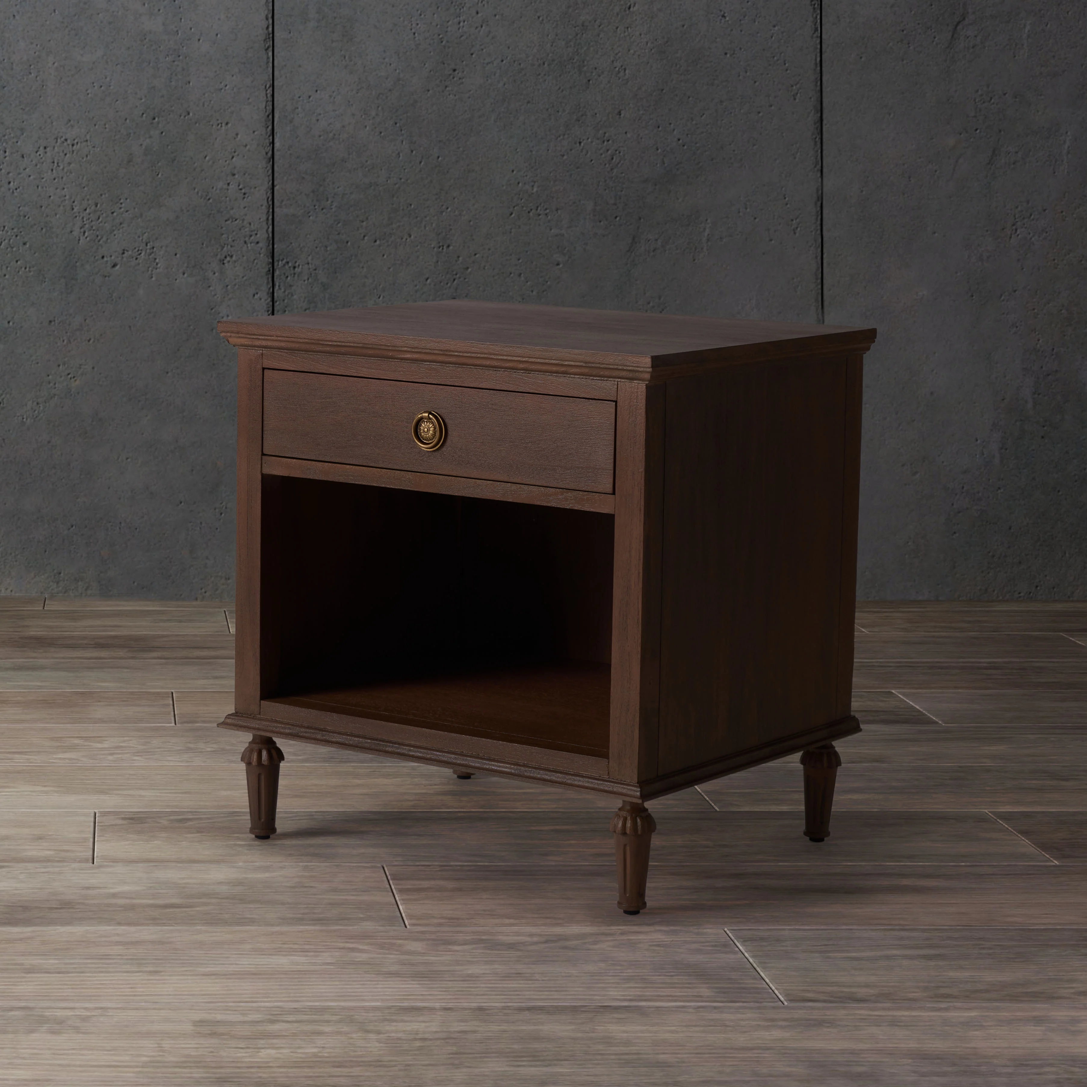 Lisabet 1 Drawer Wood Nightstand - Image 2