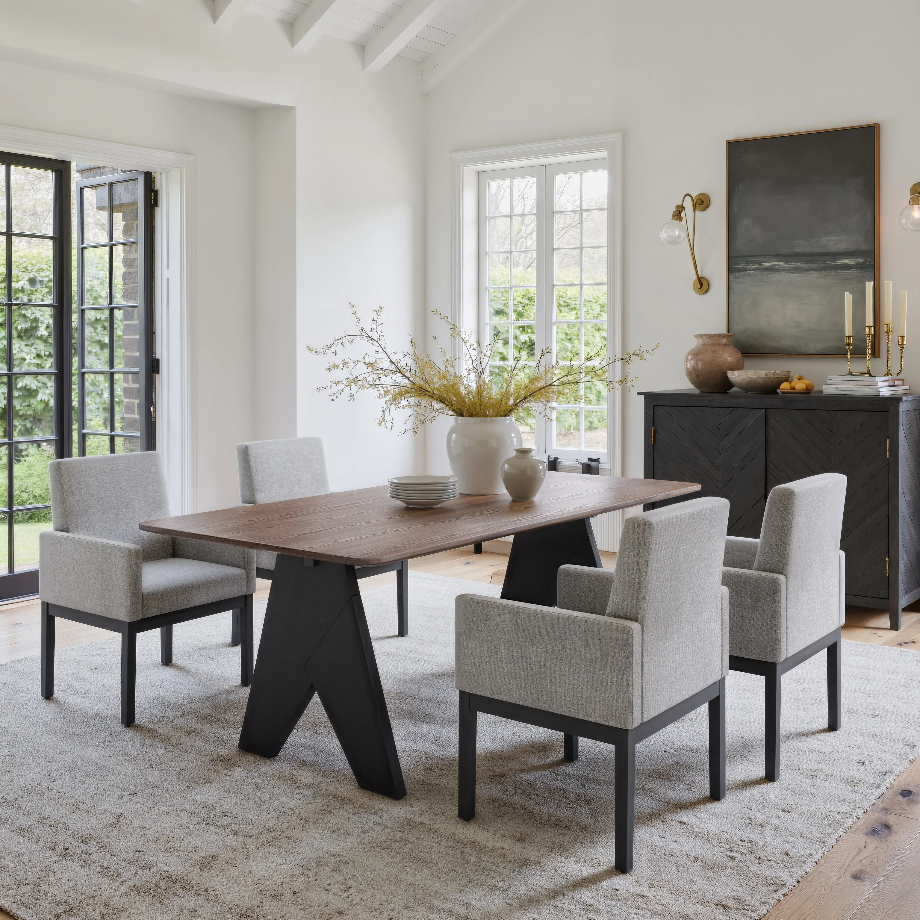 Lisse Rectangular Dining Table Espresso - Image 7