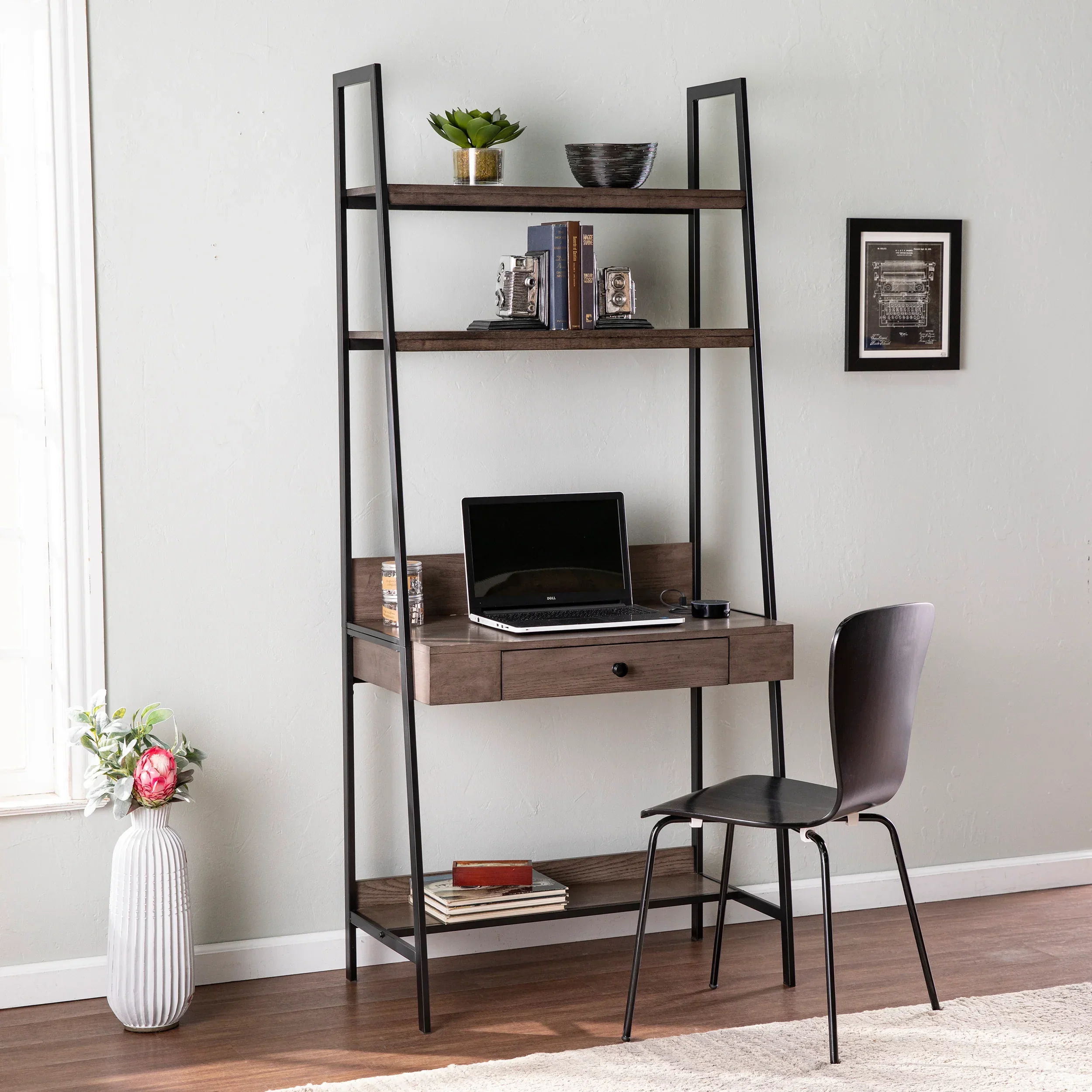 Lizvan Industrial Ladder Desk w/ Storage - Image 2