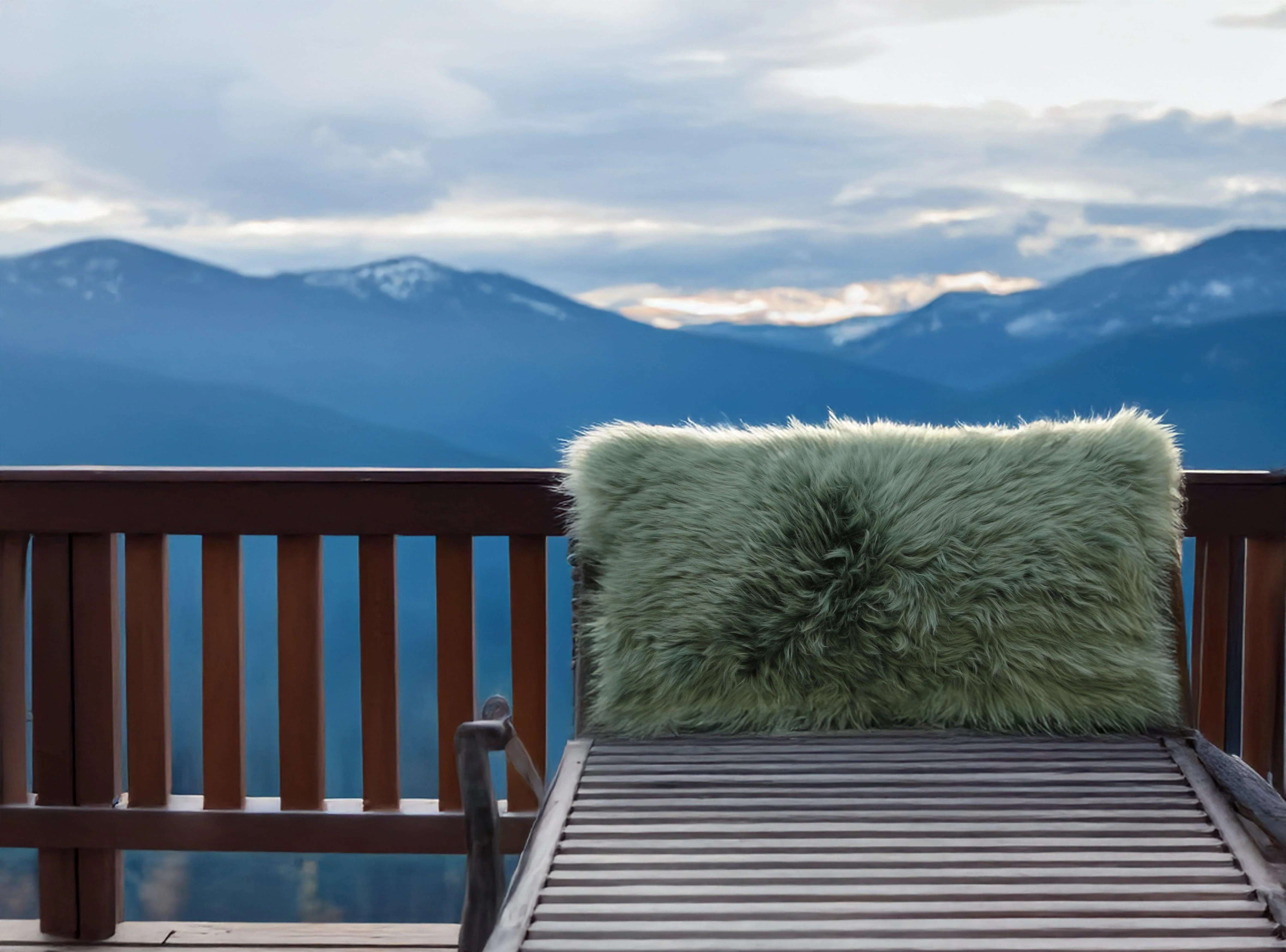 Longwool Sheepskin Lumbar Cushion - Image 17