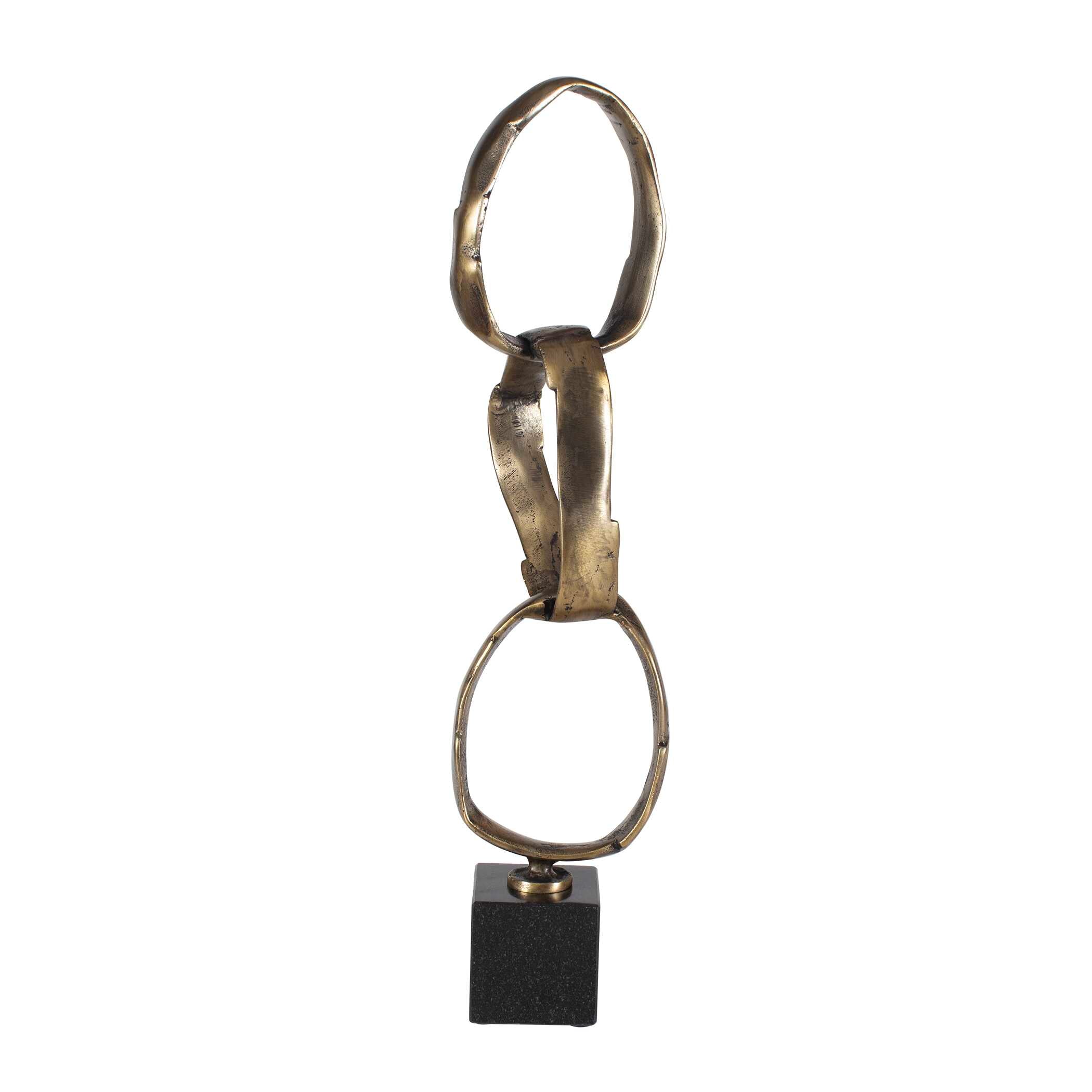 Loopform Brass Ring Sculpture - Image 3