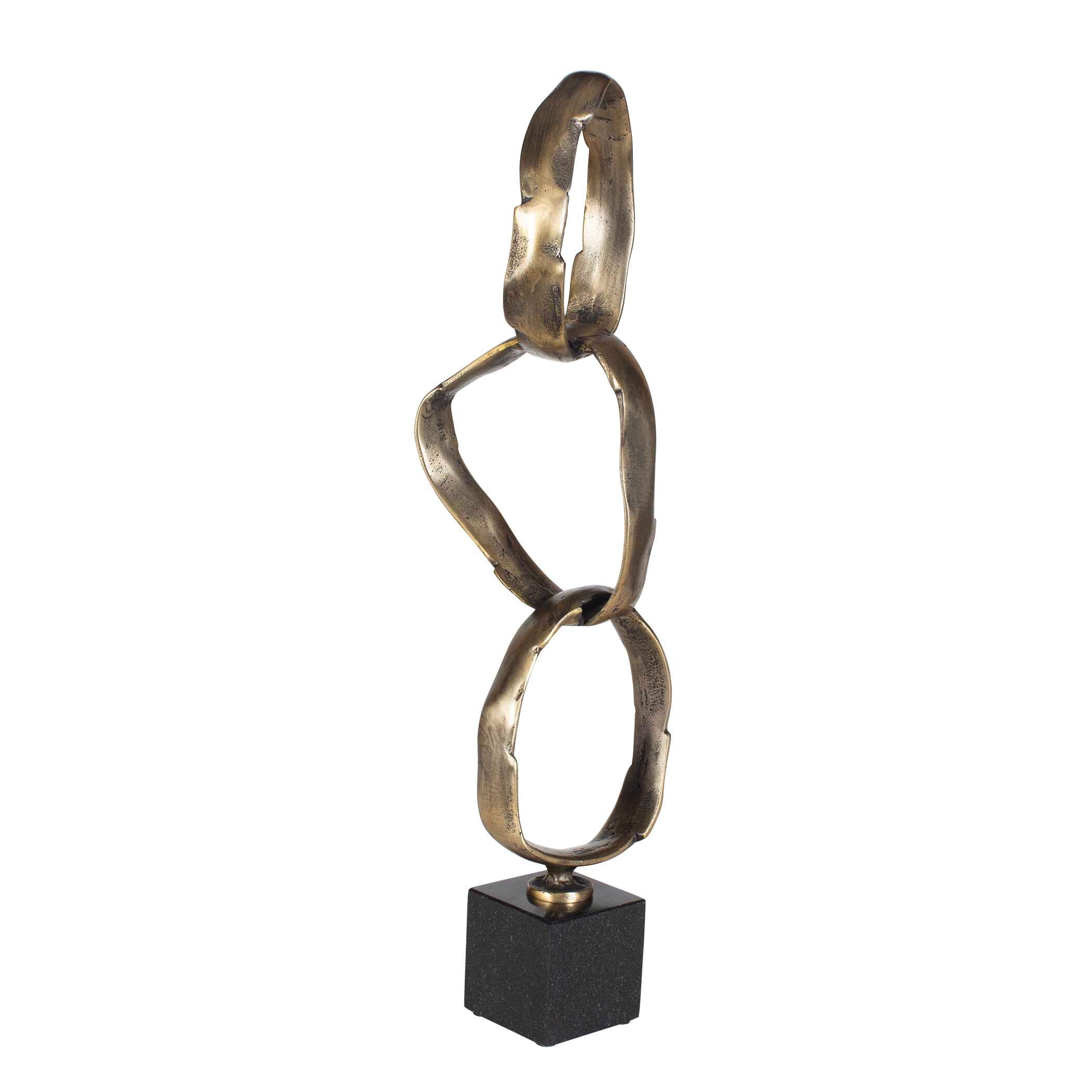 Loopform Brass Ring Sculpture - Image 4