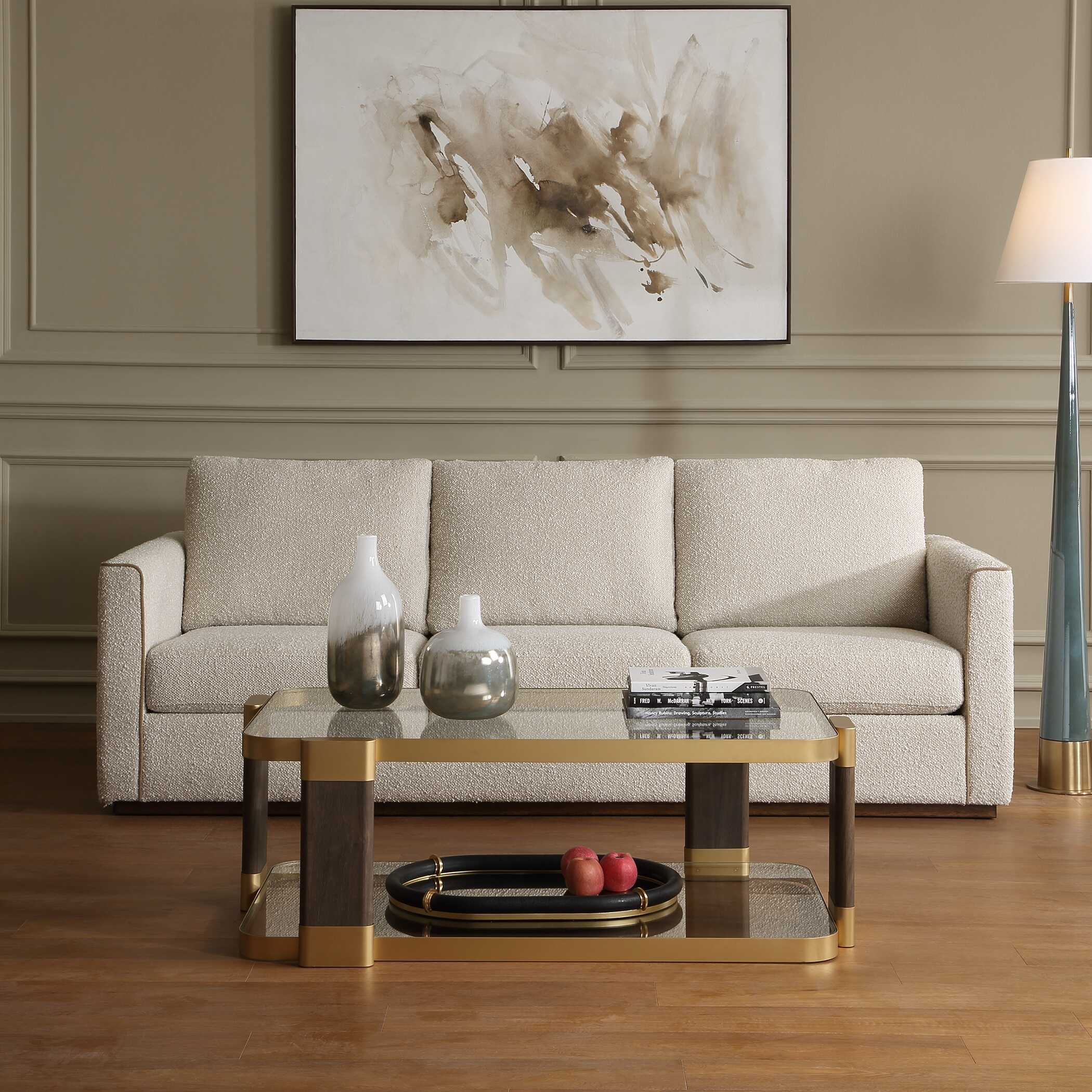 Lorien Cream Boucle Sofa - Image 5