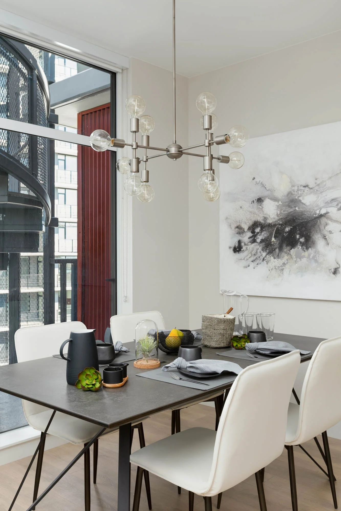 Luca Dining Chair - Fox White - Image 2