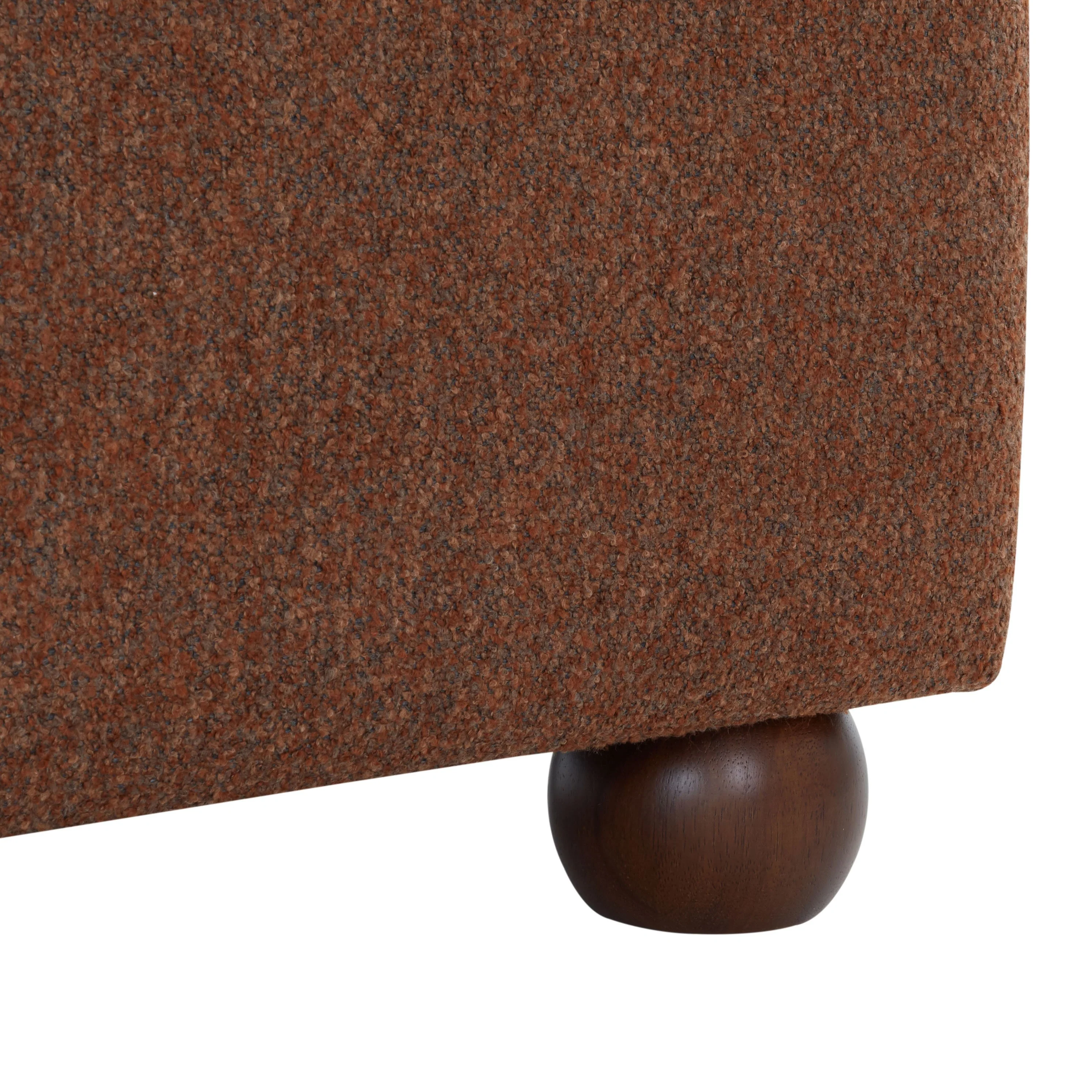 Lucija Boucle Storage Bench - Image 5