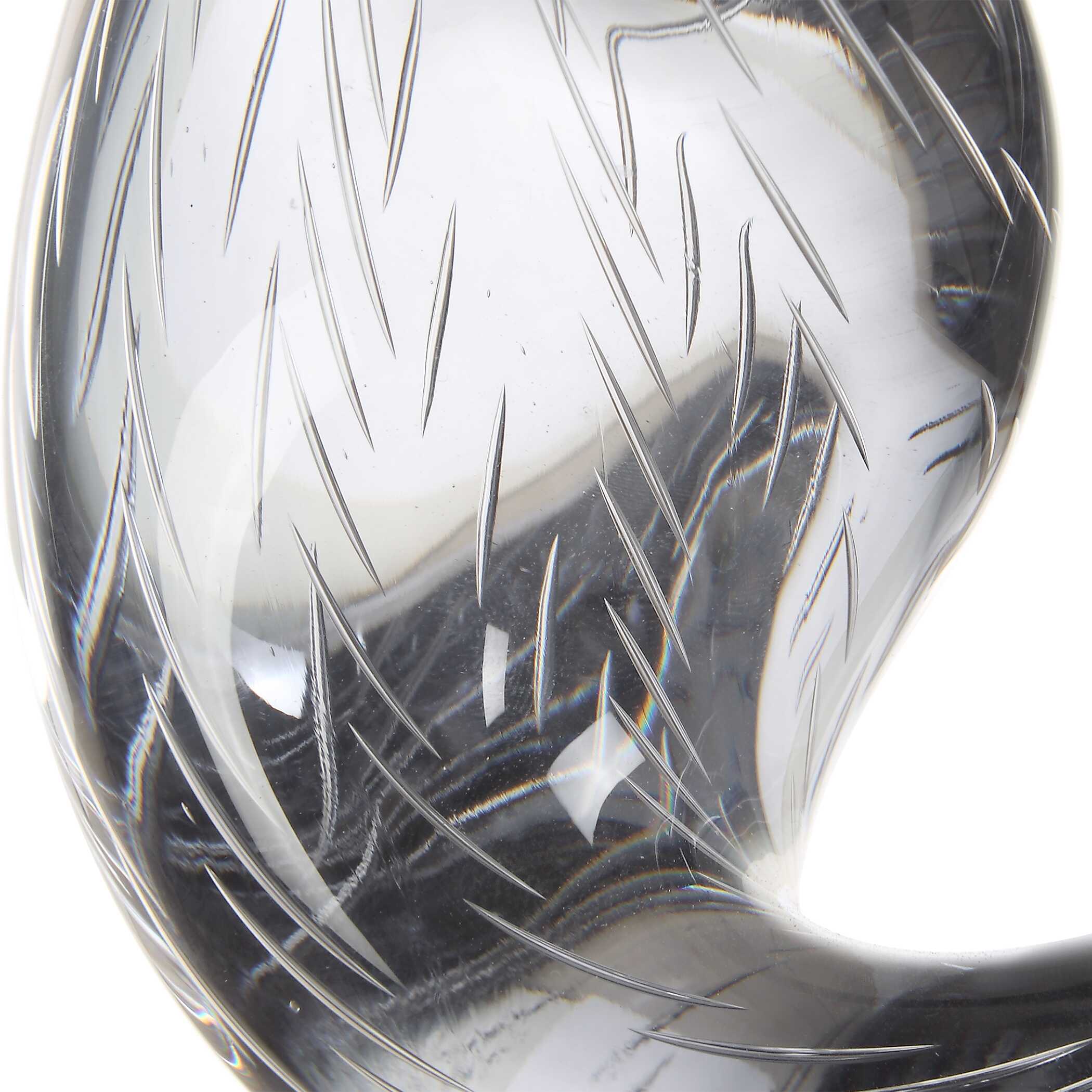 Luminous Twist Glass Sculpture - Image 6