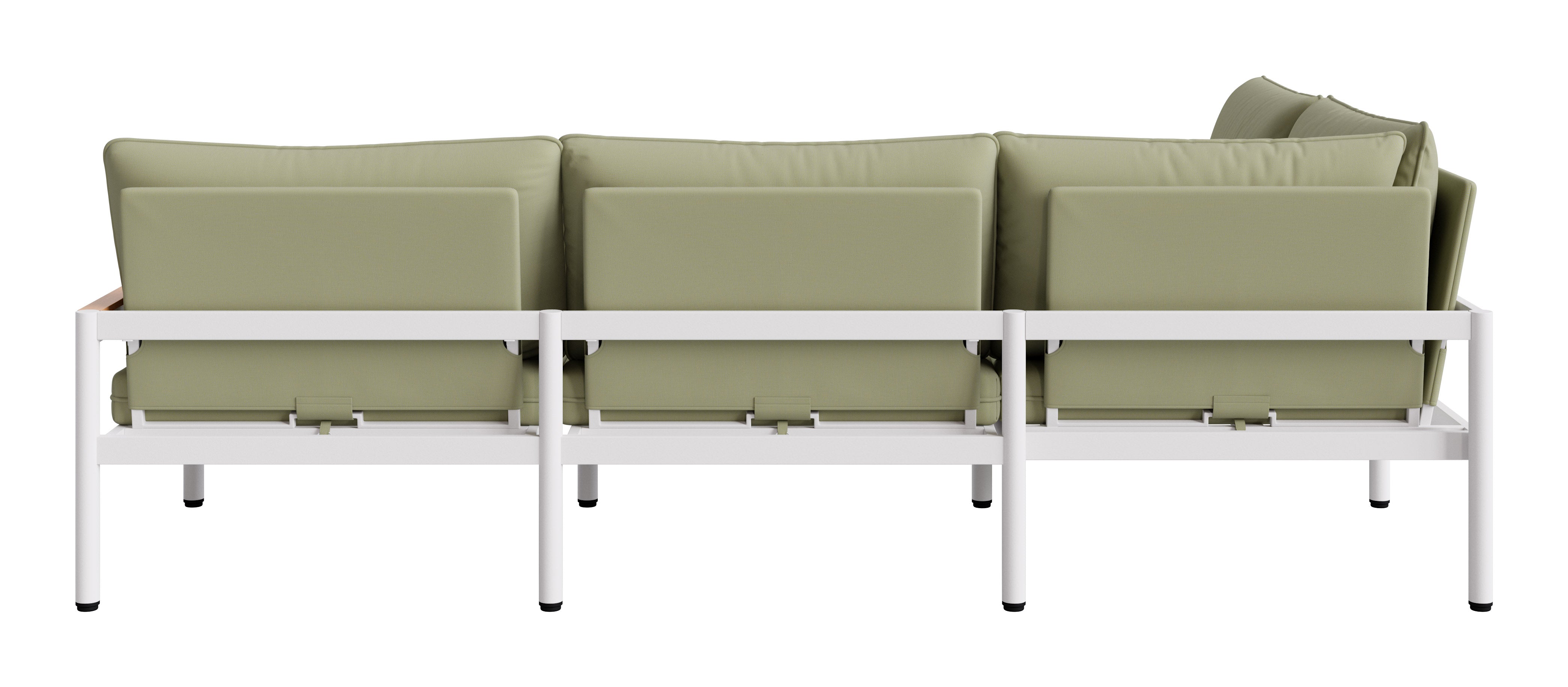 Lychee Modular Sectional Green - Image 4