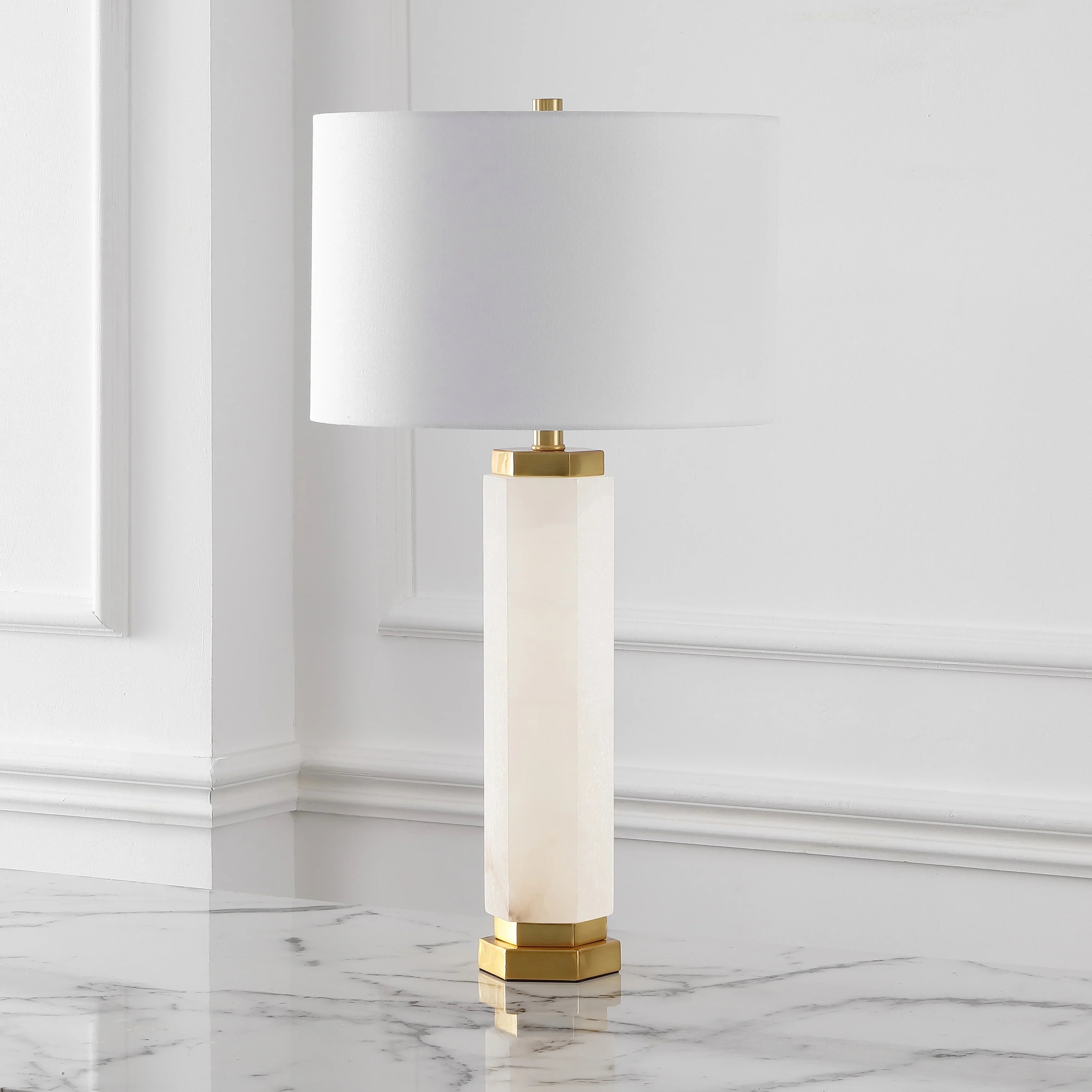 Lynsey Alabaster Table Lamp - Image 10