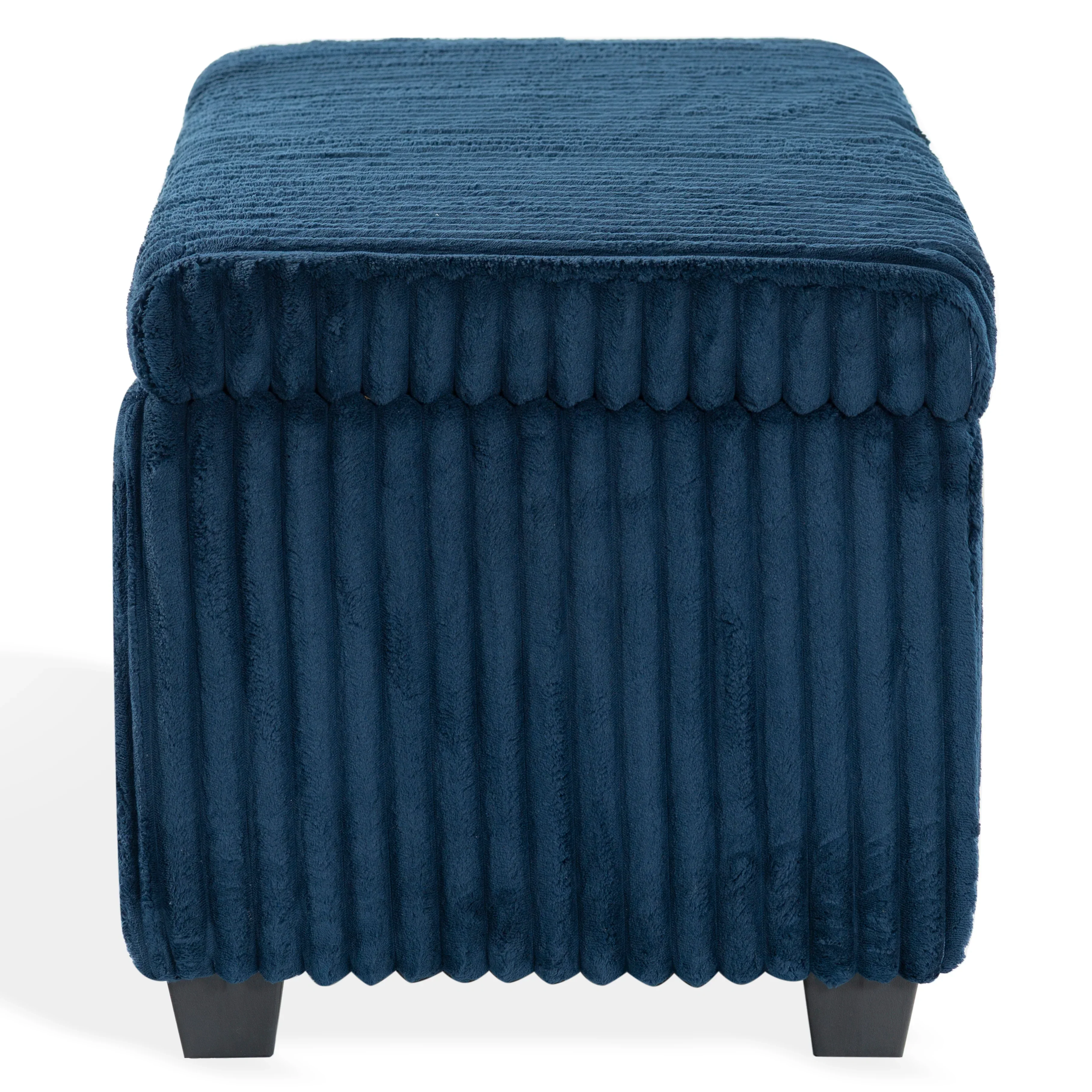Lynzie Plush Corduroy Storage Bench - Image 30