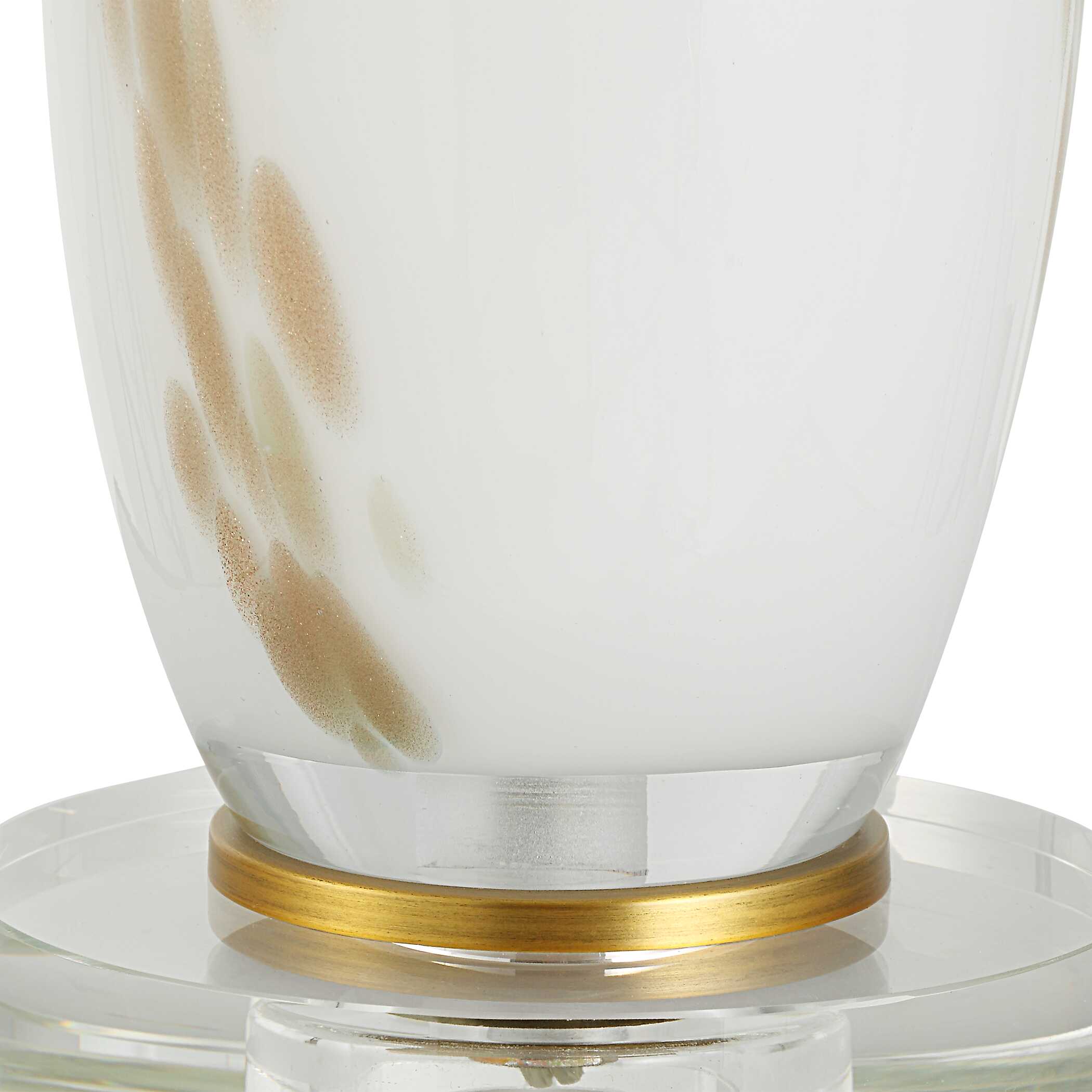 Lyra White & Gold Table Lamp - Image 7
