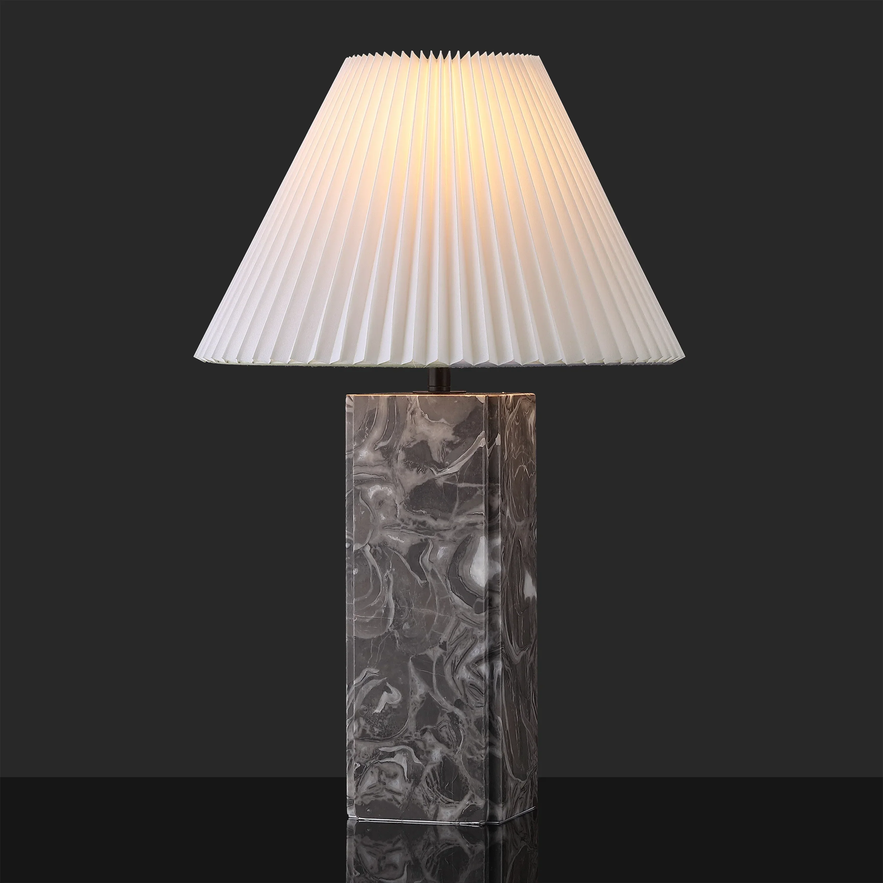 Mackenzie Square Marble Table Lamp - Image 74