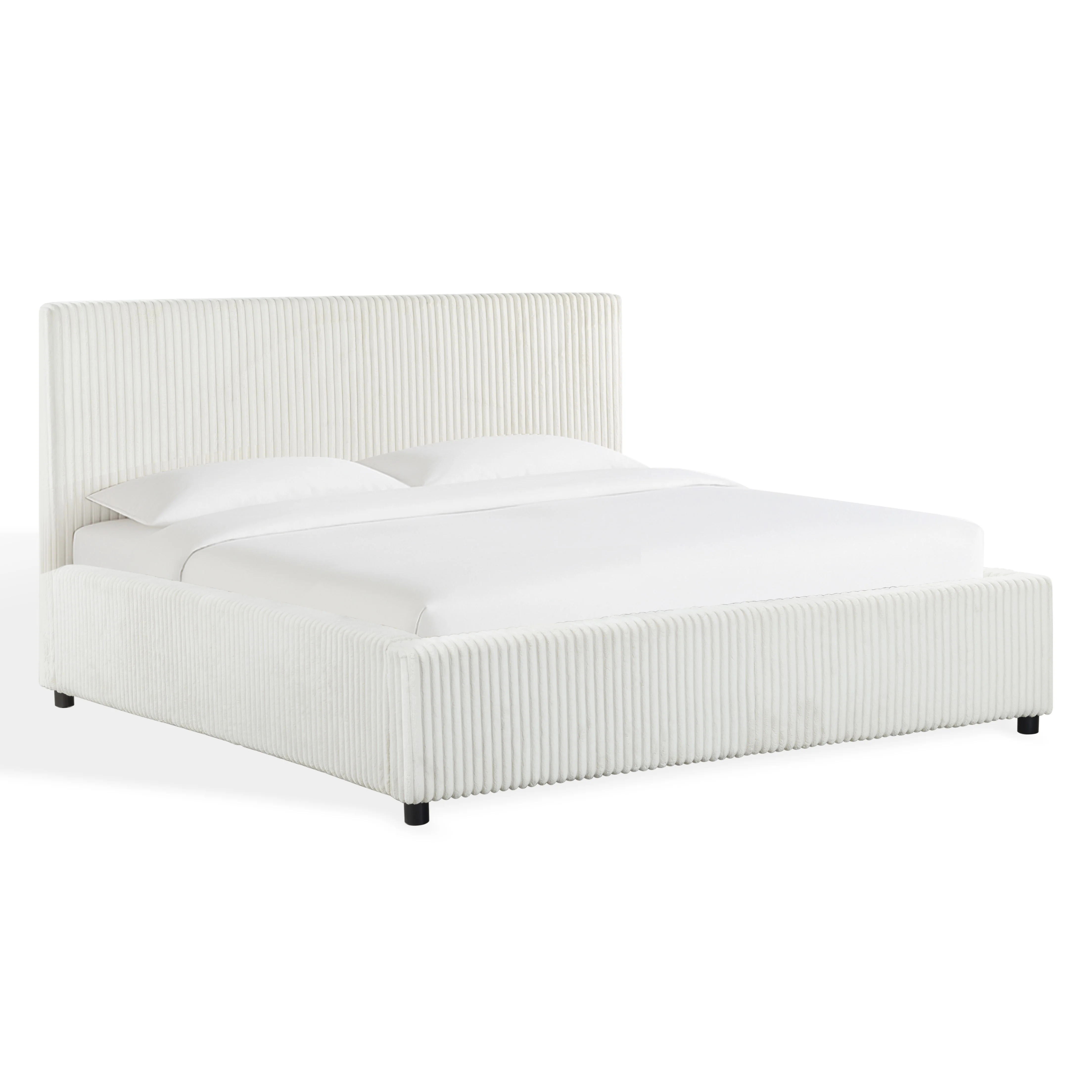 Mallika Plush Corduroy Bed - Image 3