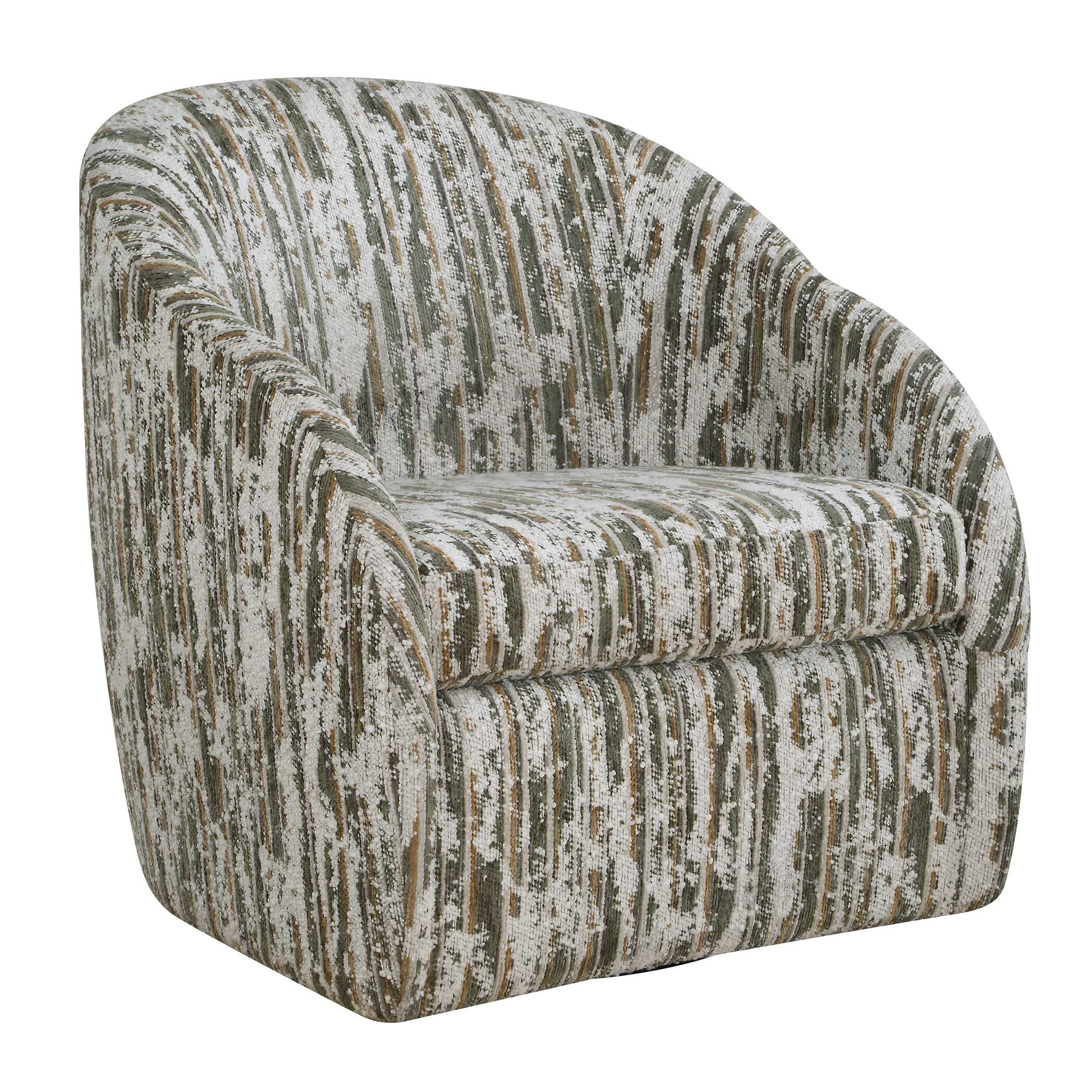 Mari Boucle Swivel Chair - Image 6