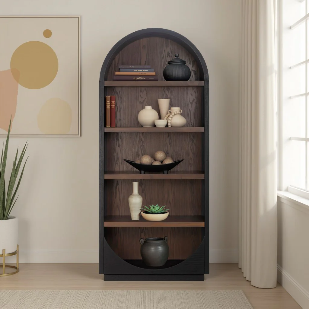 Marlow Wood Bookcase - Image 8
