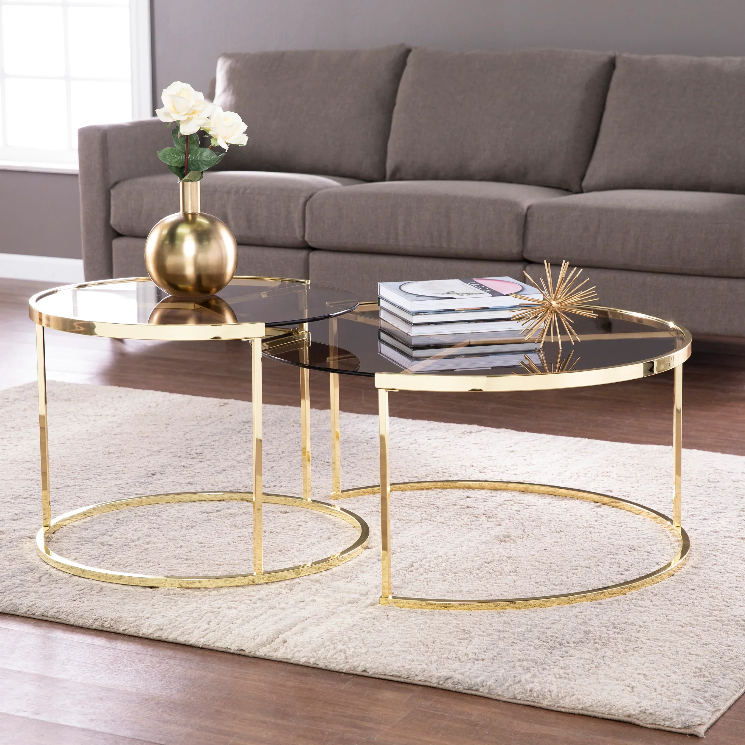 Martley 2pc Nesting Cocktail Table Set - Image 2