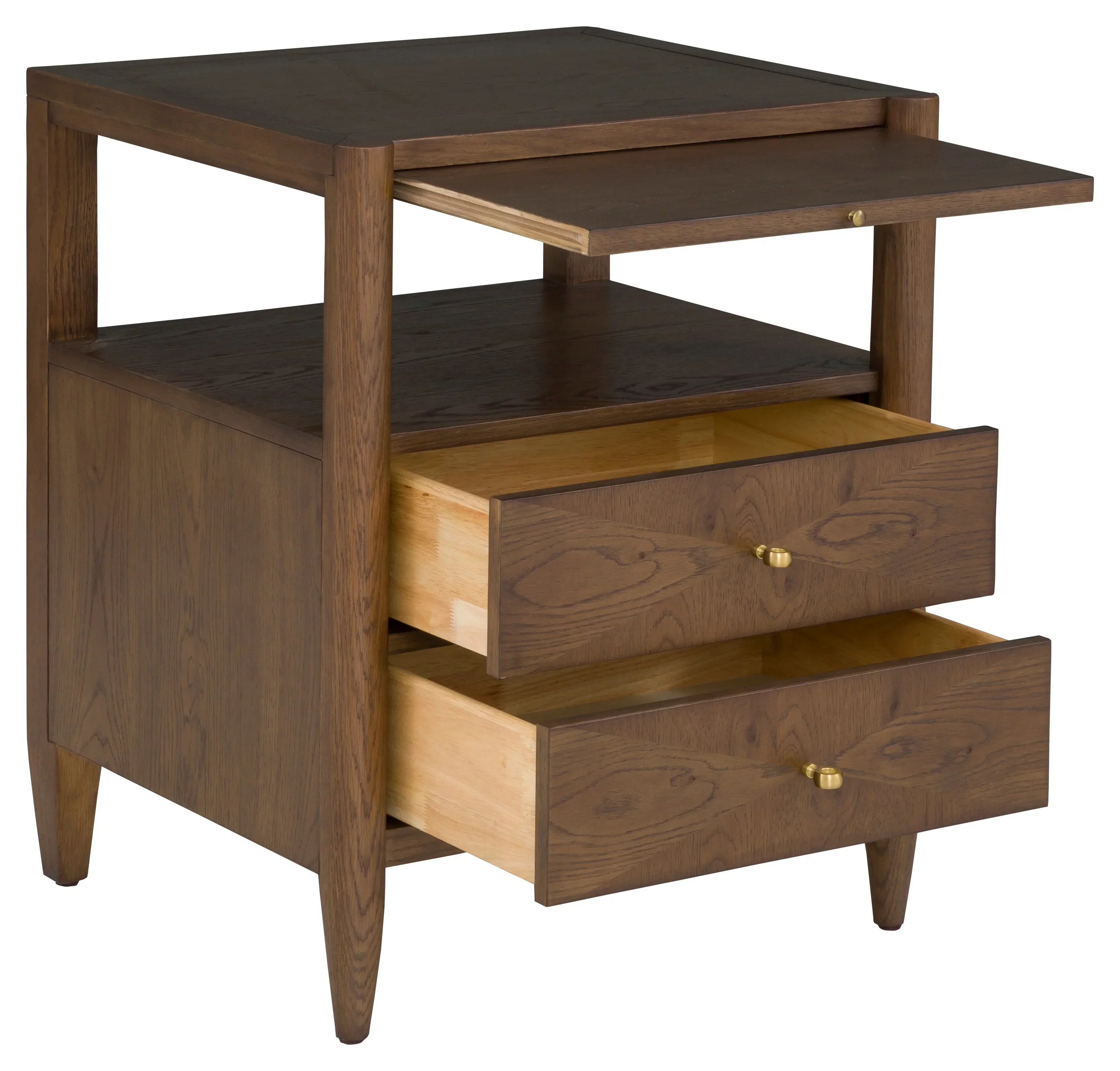 Maxwell Petite Two Drawer Nightstand - Image 2
