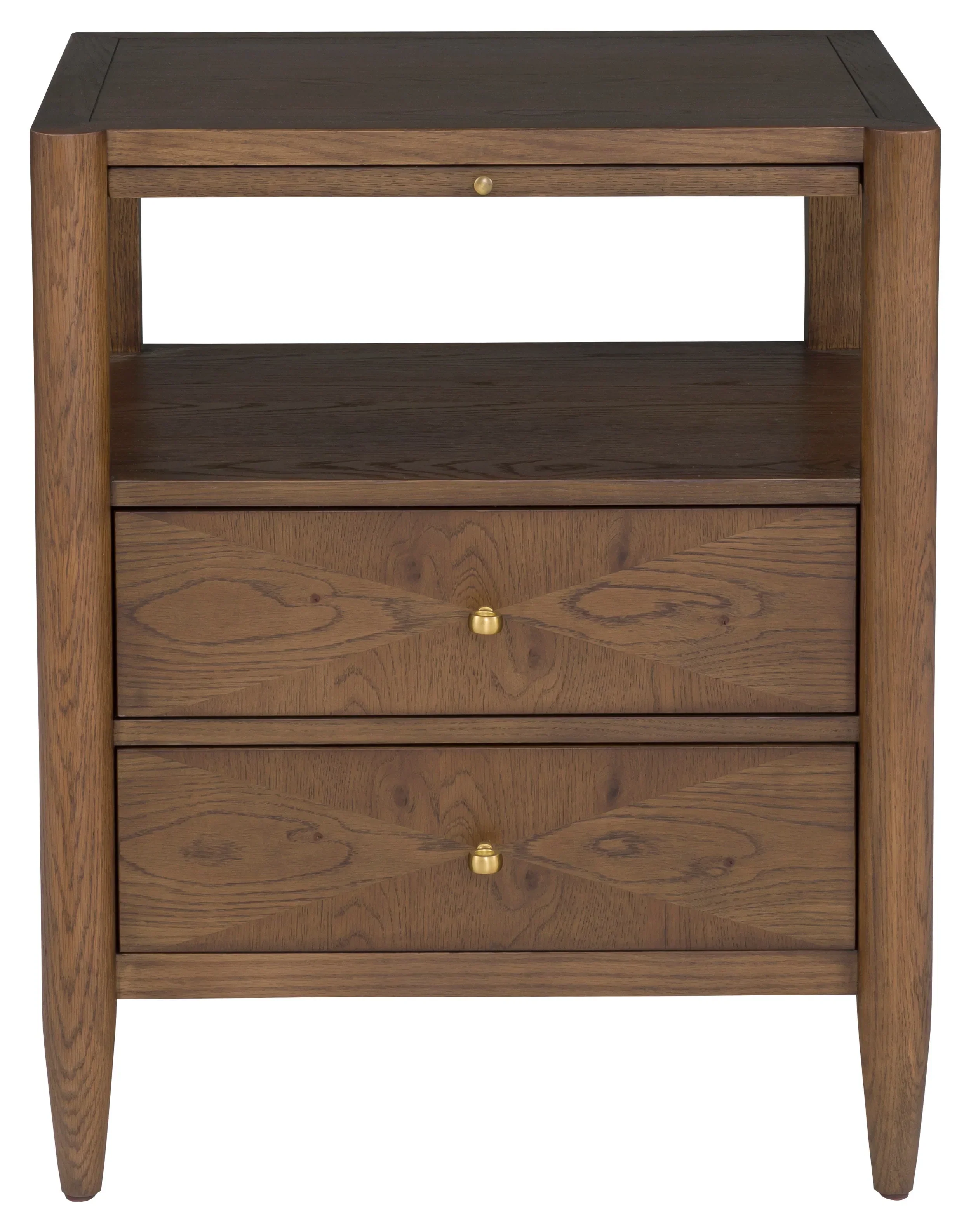 Maxwell Petite Two Drawer Nightstand - Image 4