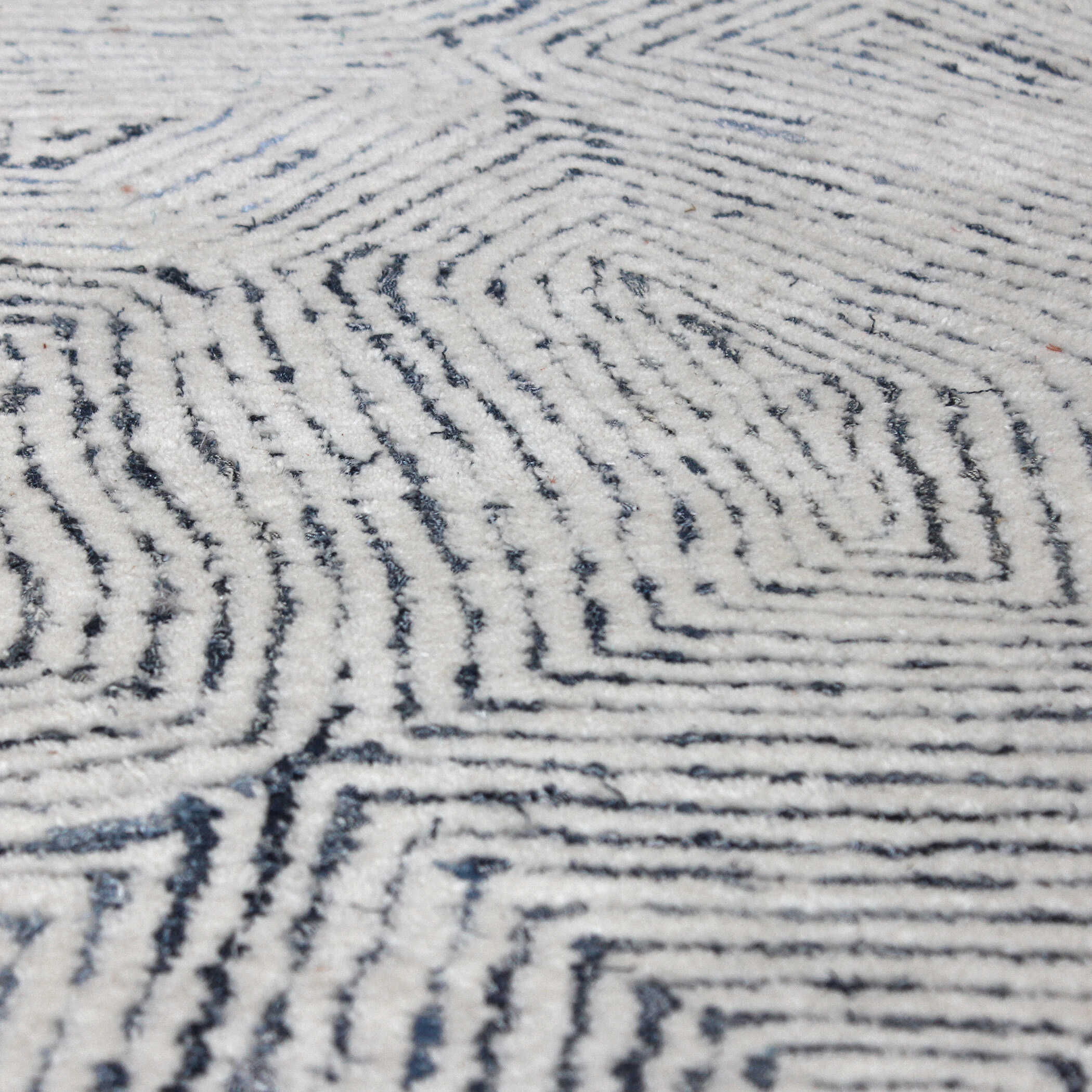 Maze Blue 9 X 12 Rug - Image 2