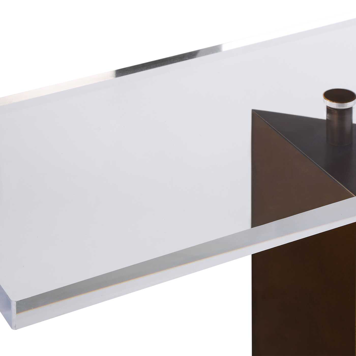 McElroy Modern Bronze Console Table - Image 6