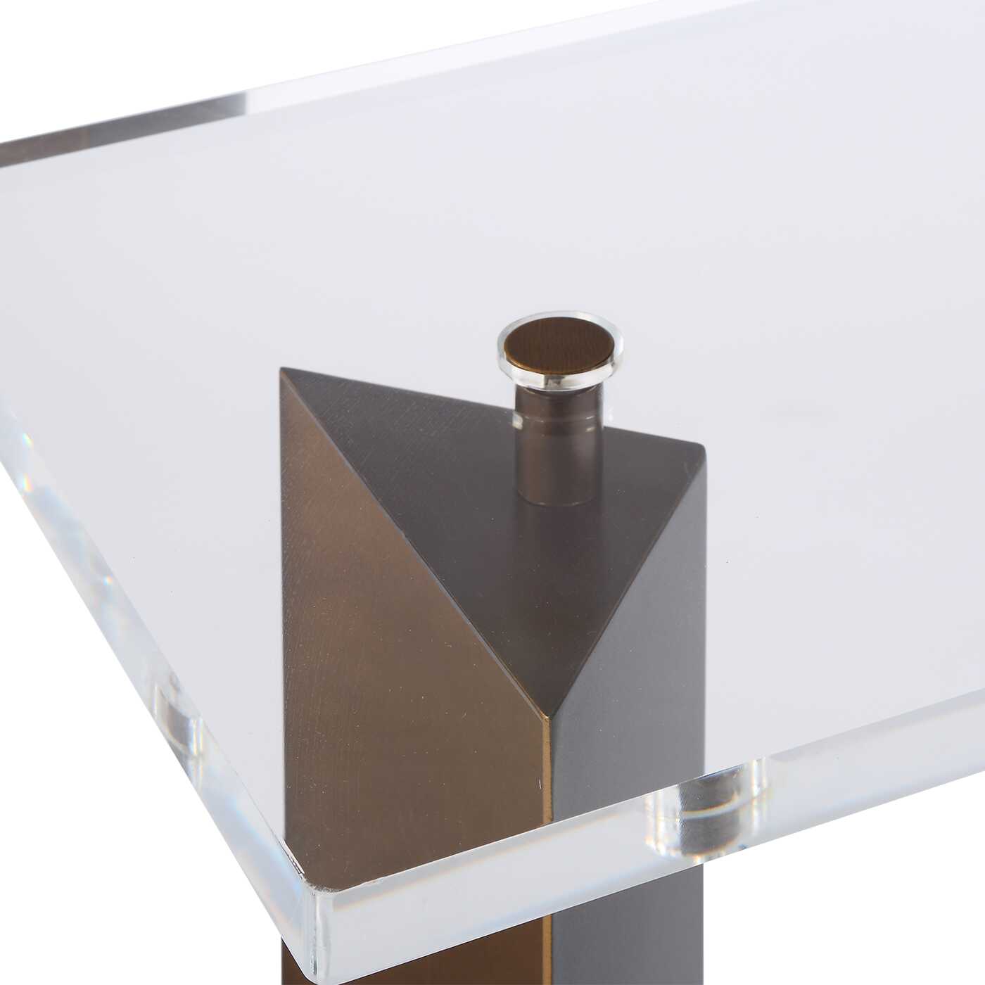 McElroy Modern Bronze Side Table - Image 7