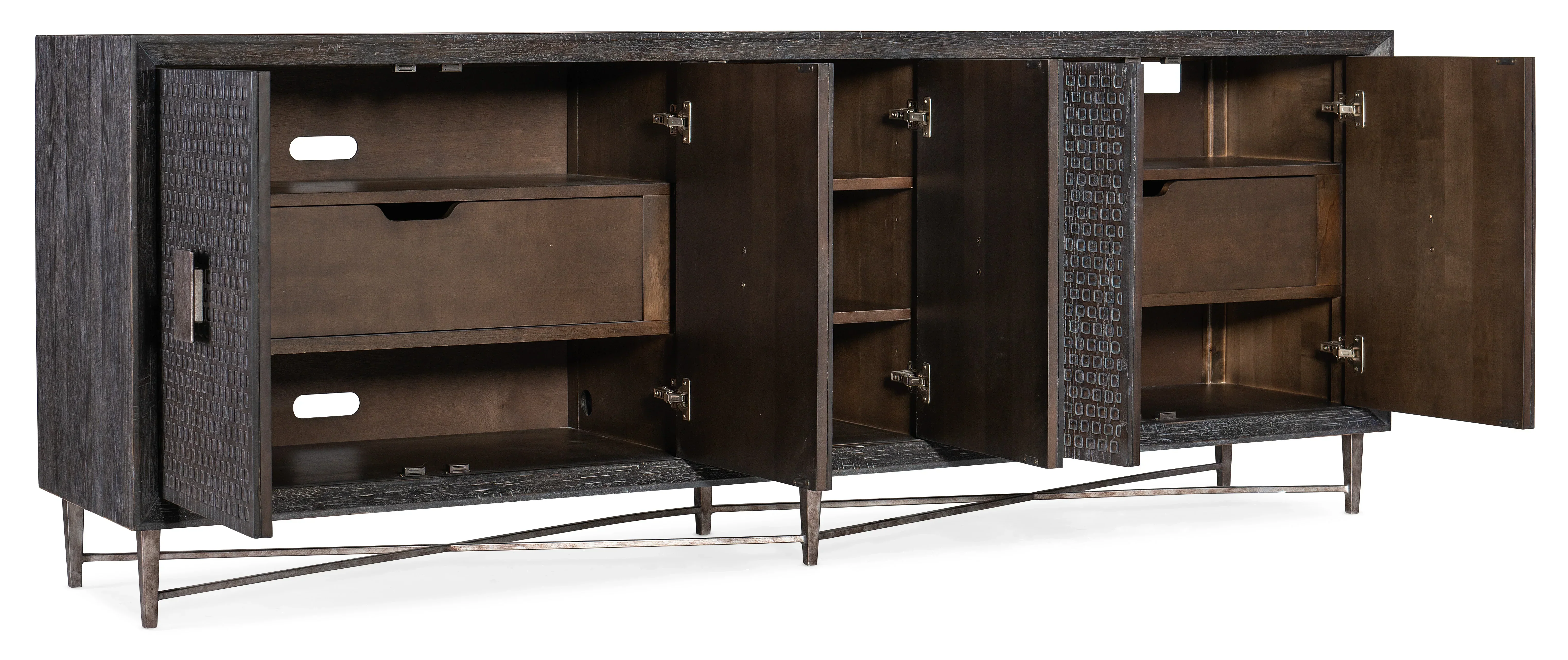 Melange Keenan Five Door Credenza - Image 2