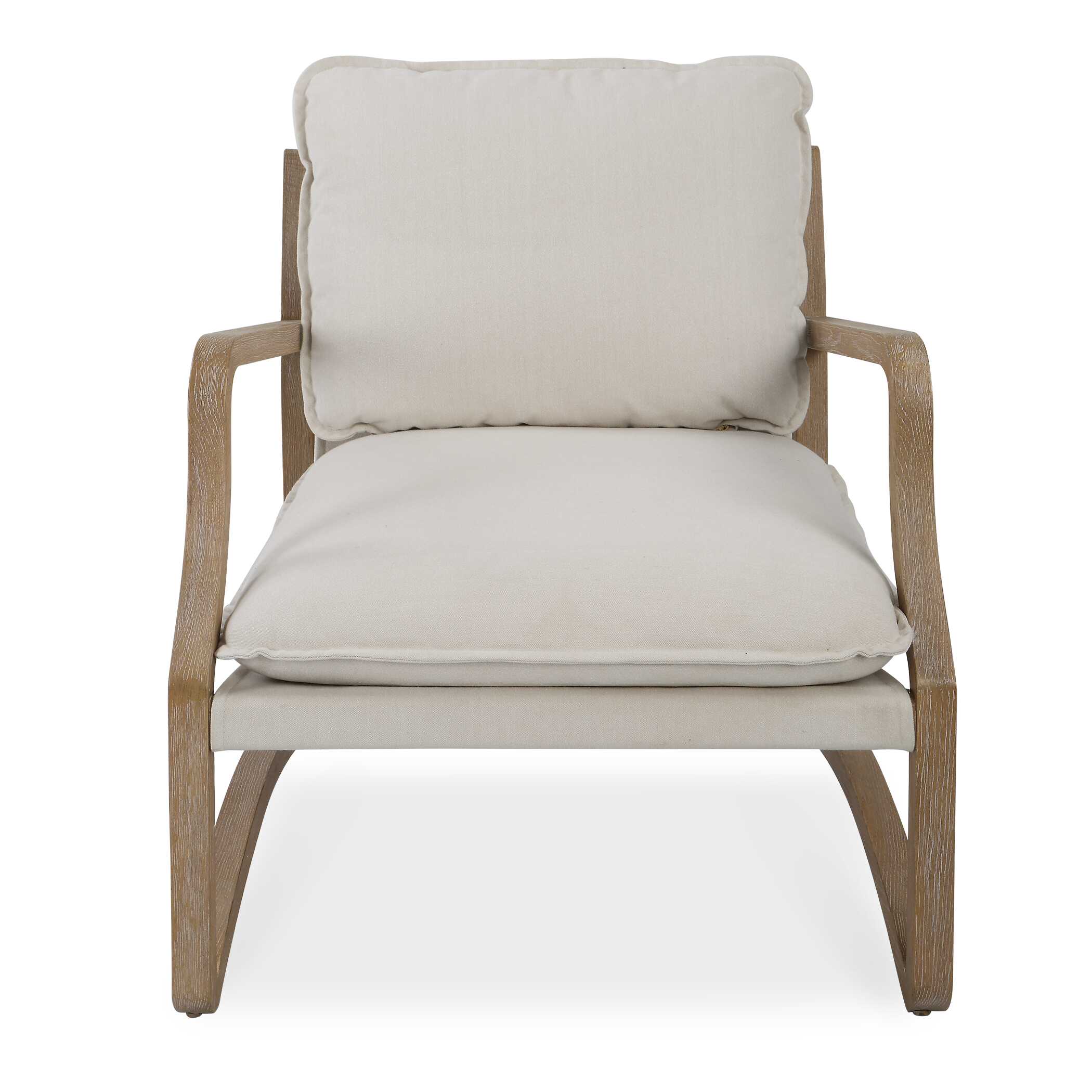 Melora Solid Oak Accent Chair