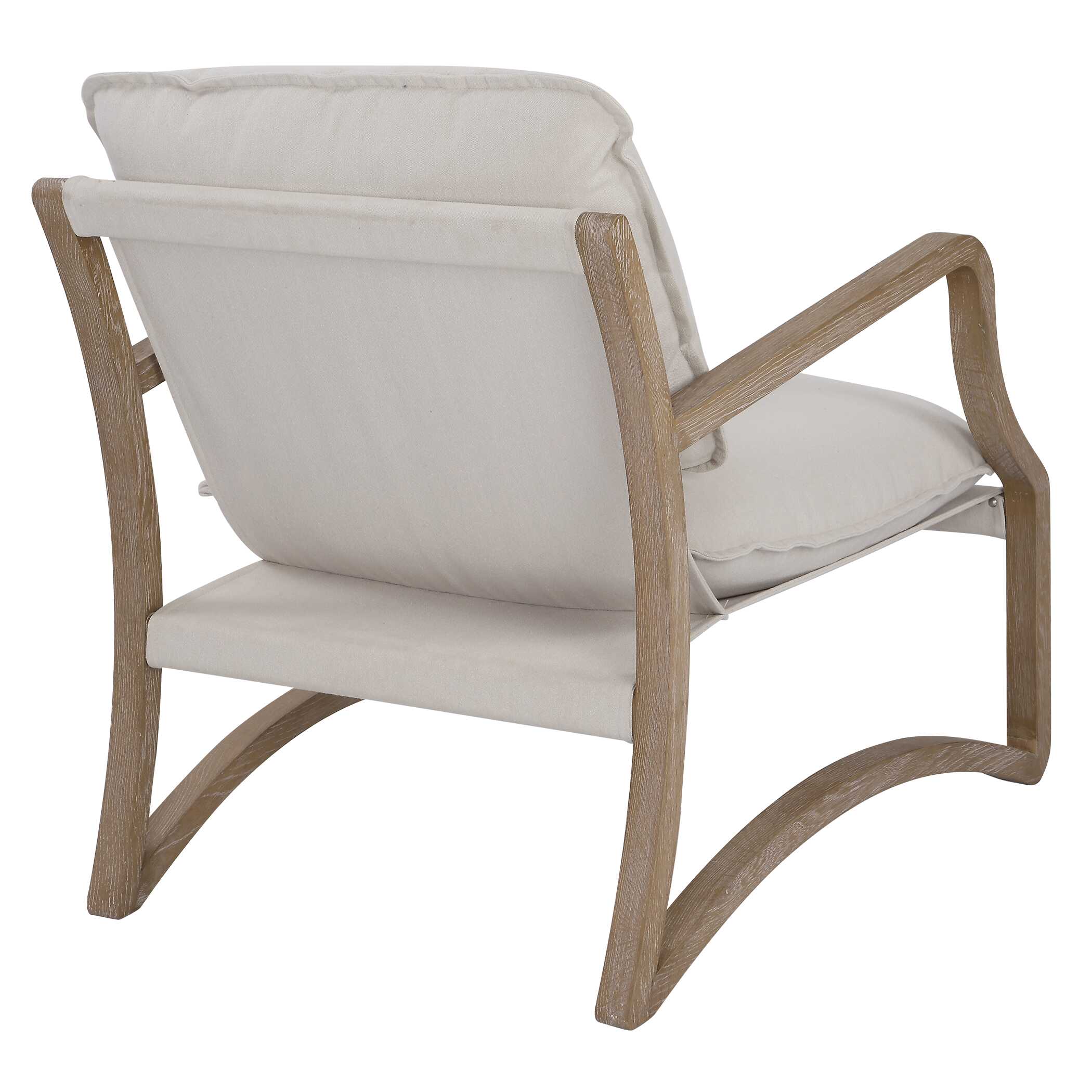 Melora Solid Oak Accent Chair - Image 7