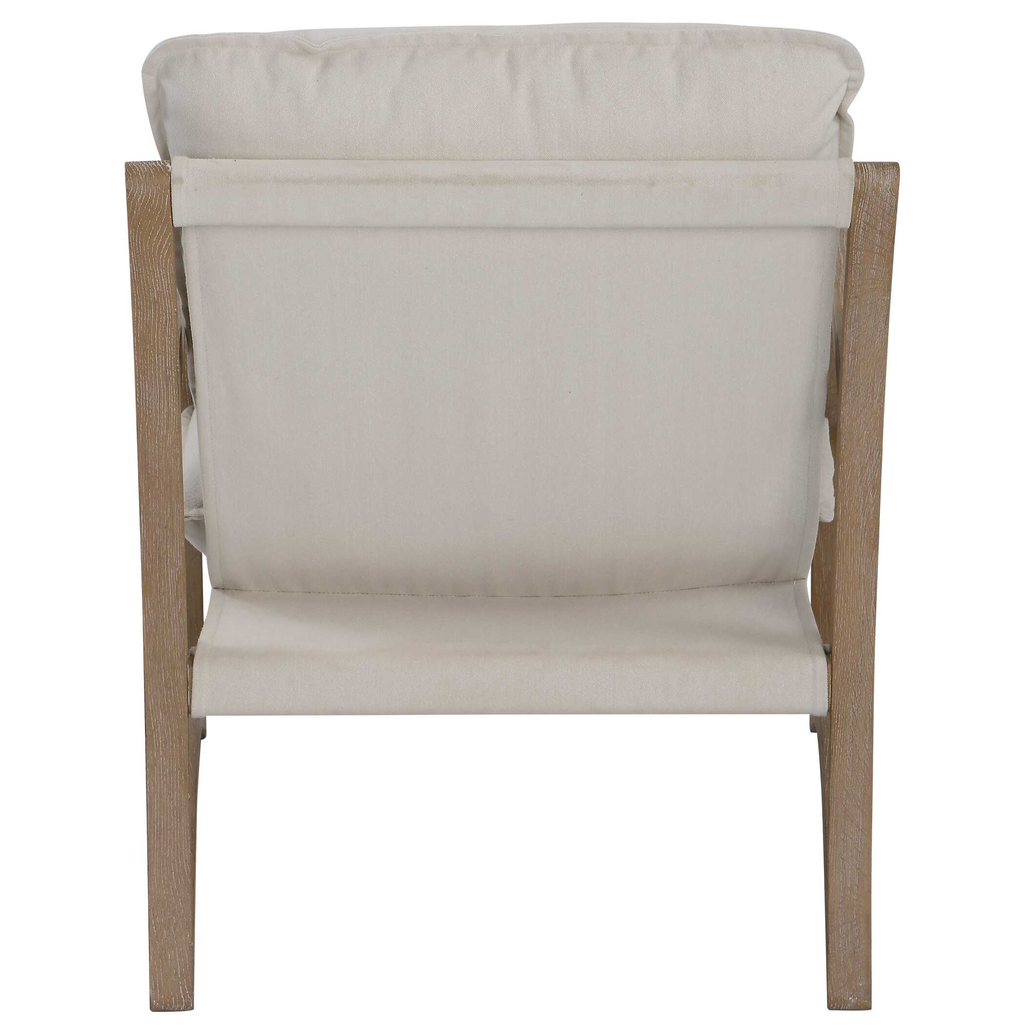 Melora Solid Oak Accent Chair - Image 8