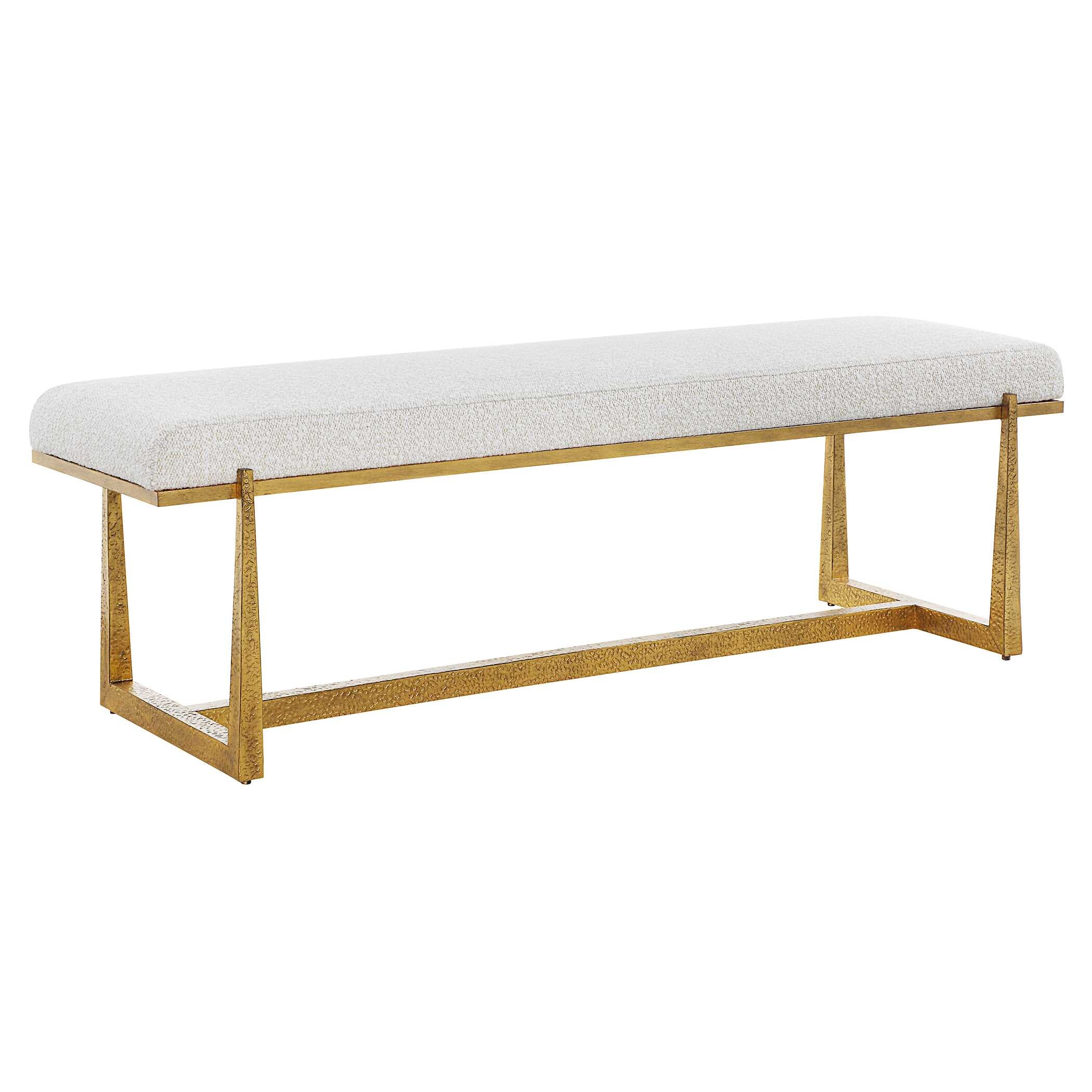 Midas Antique Gold Bench - Set of 2 - Image 4