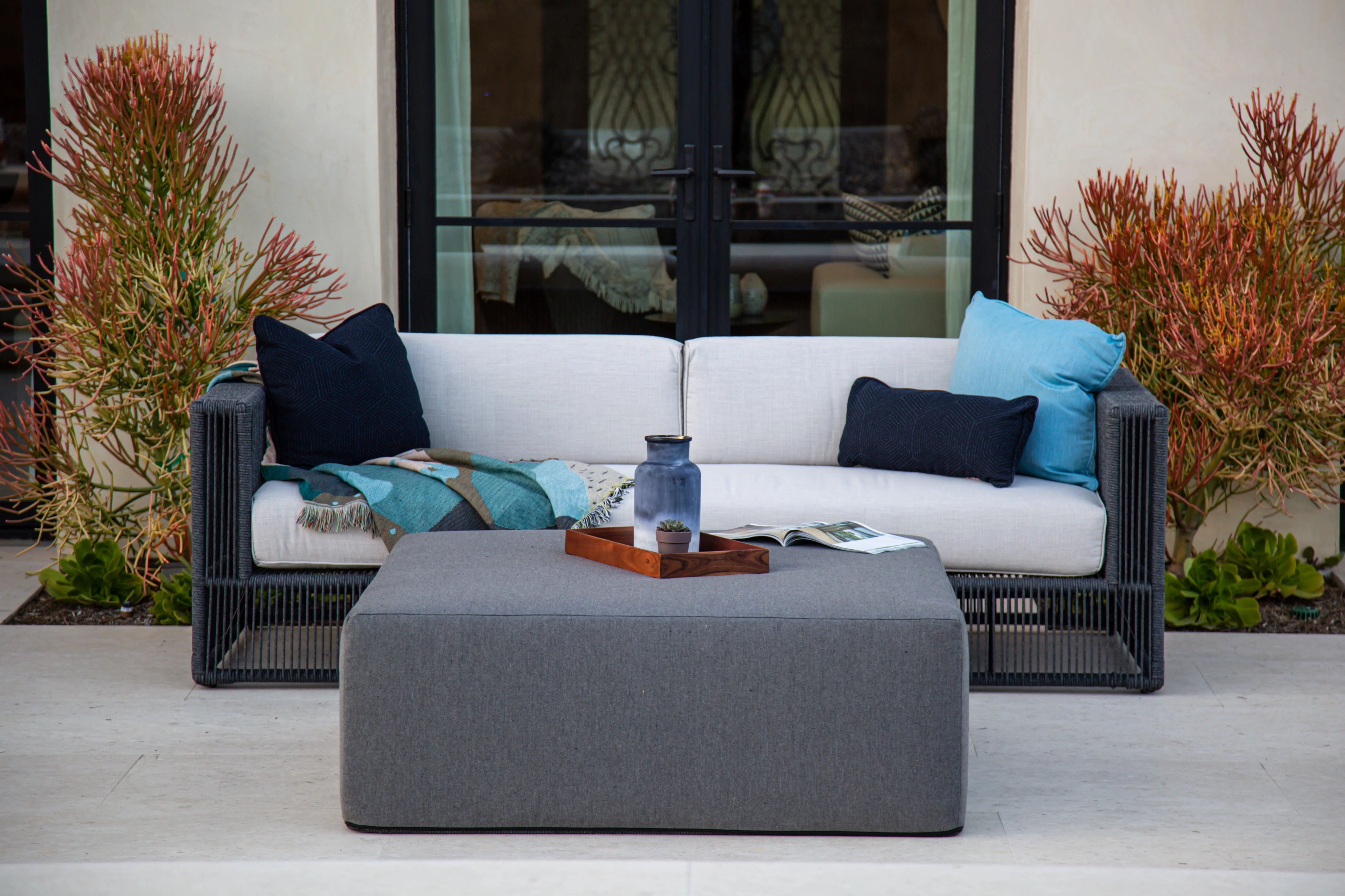 Milano Sofa in Echo Ash w/ Self Welt - Image 3