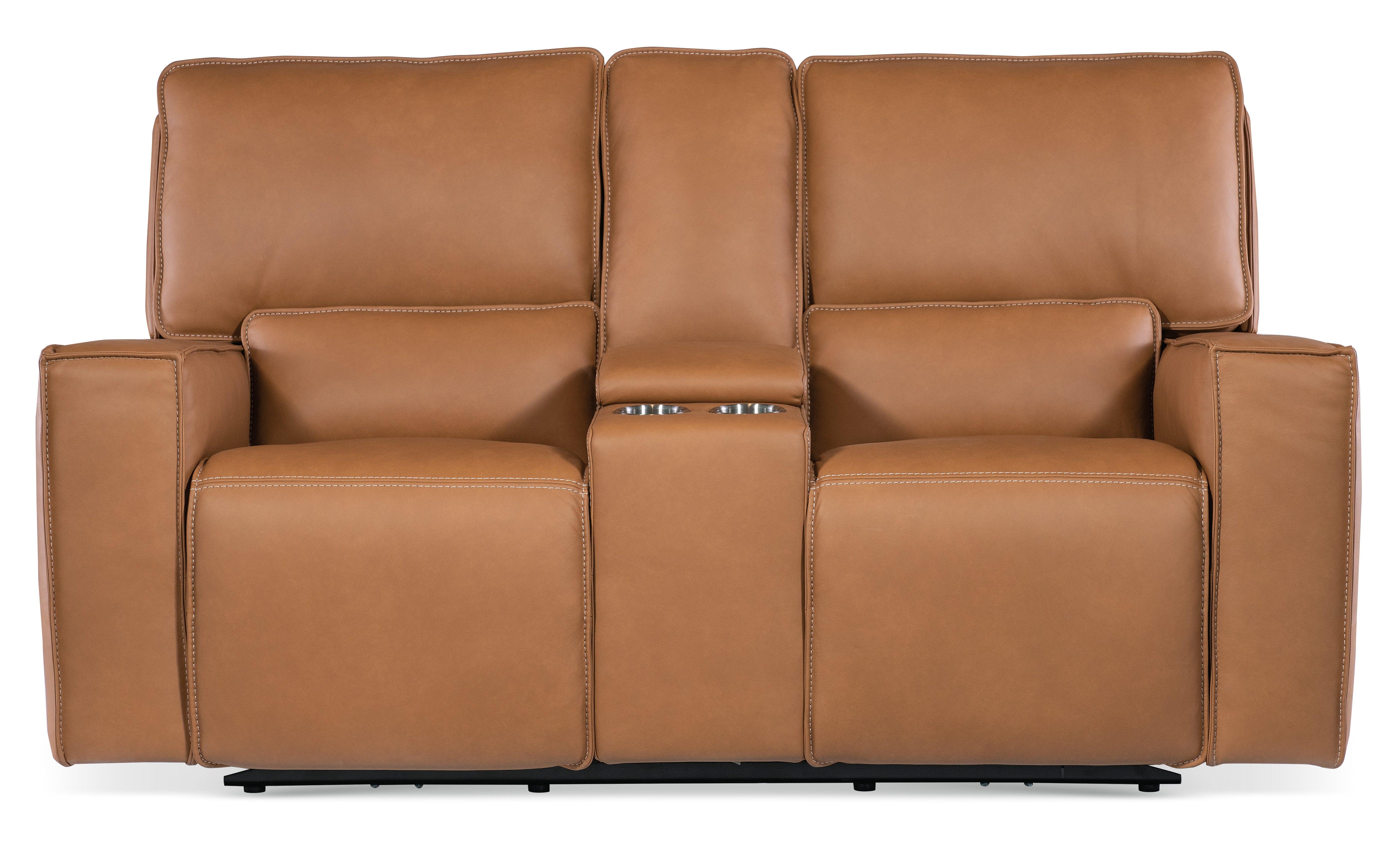 Miles Zero Gravity Power Console Loveseat w/Power Headrest - Image 7