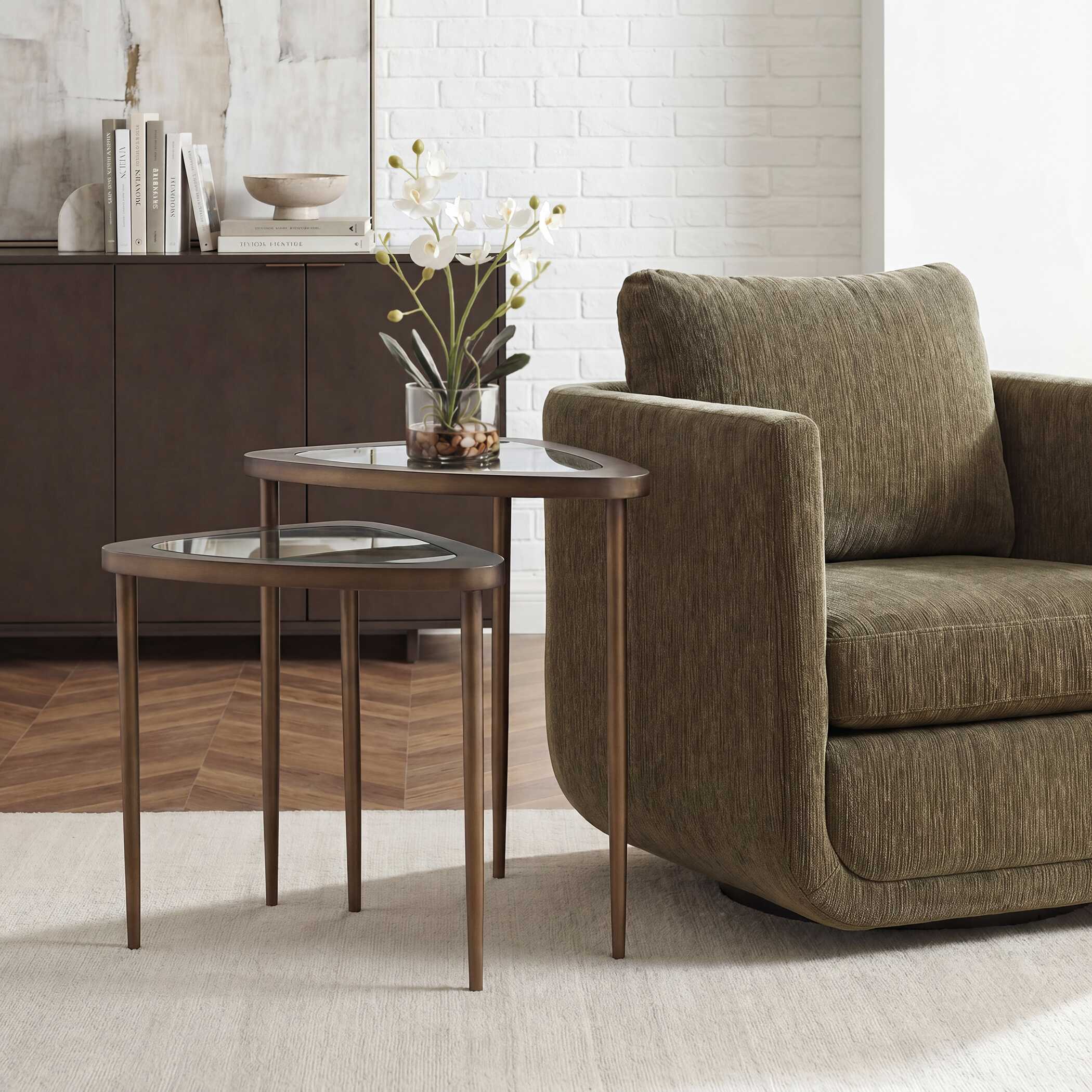 Millar Curved Nesting Tables, S/2 - Image 2