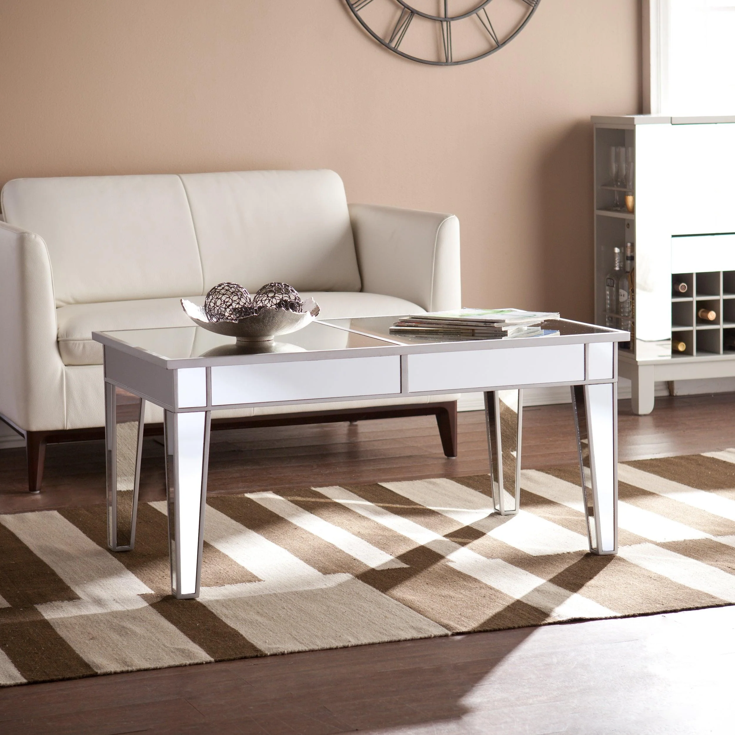 Mirage Mirrored Cocktail Table - Image 2