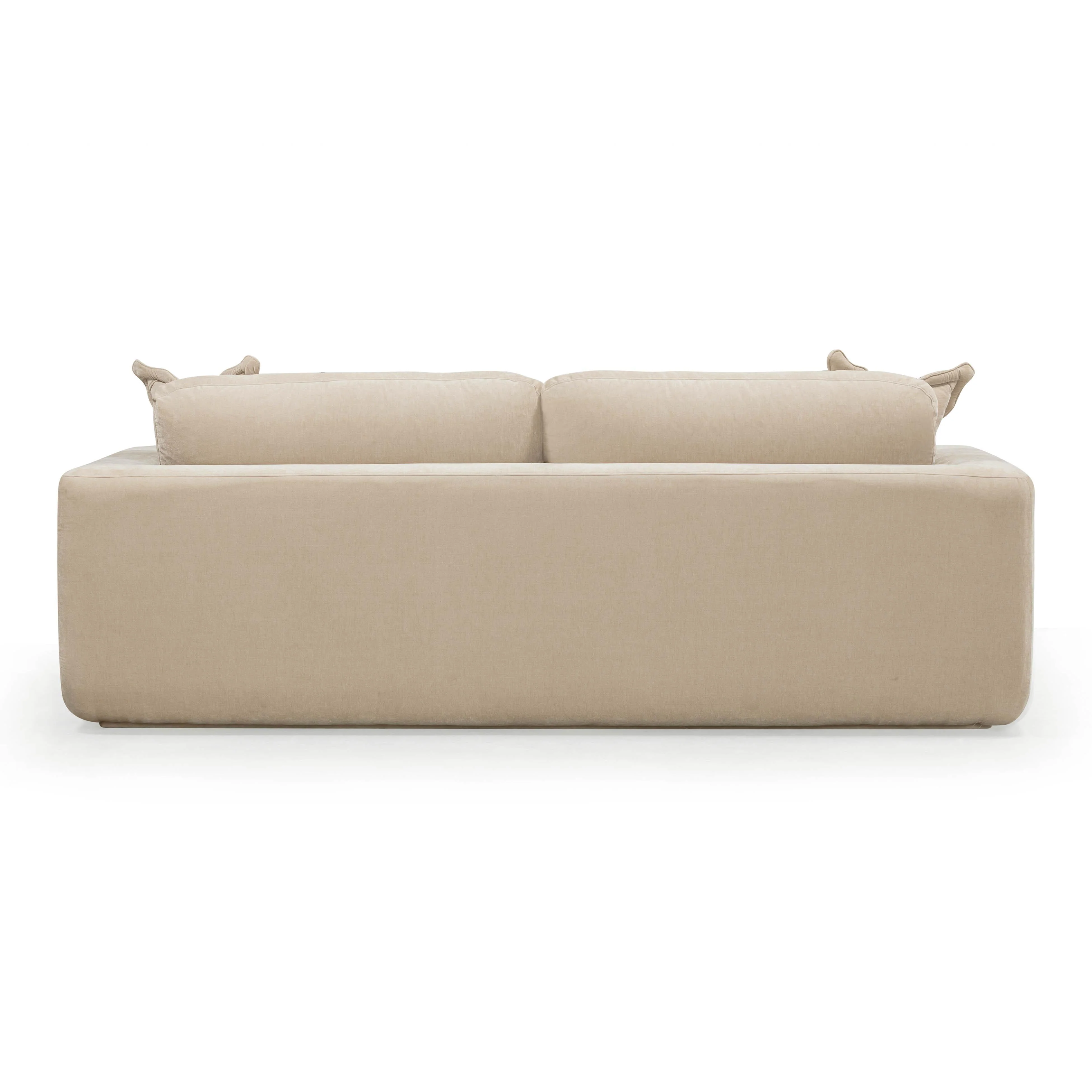 Miri 90.5" Upcycled Contract-Grade Washed Velvet Sofa - Image 5