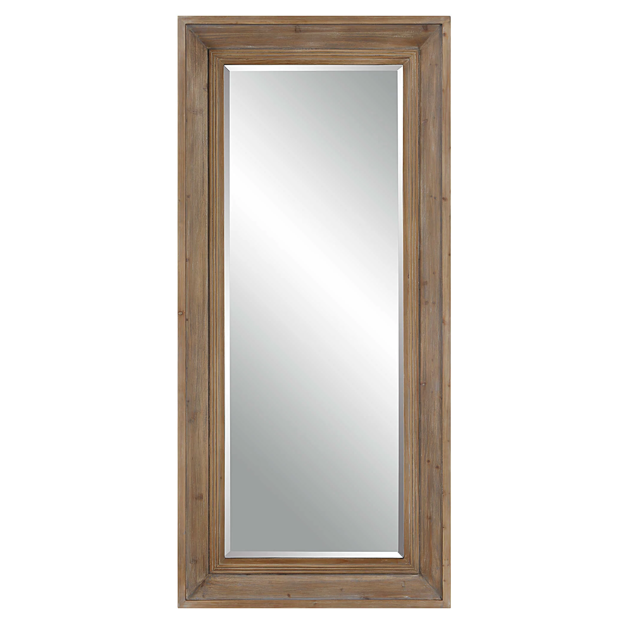 Missoula Large Natural Wood Mirror