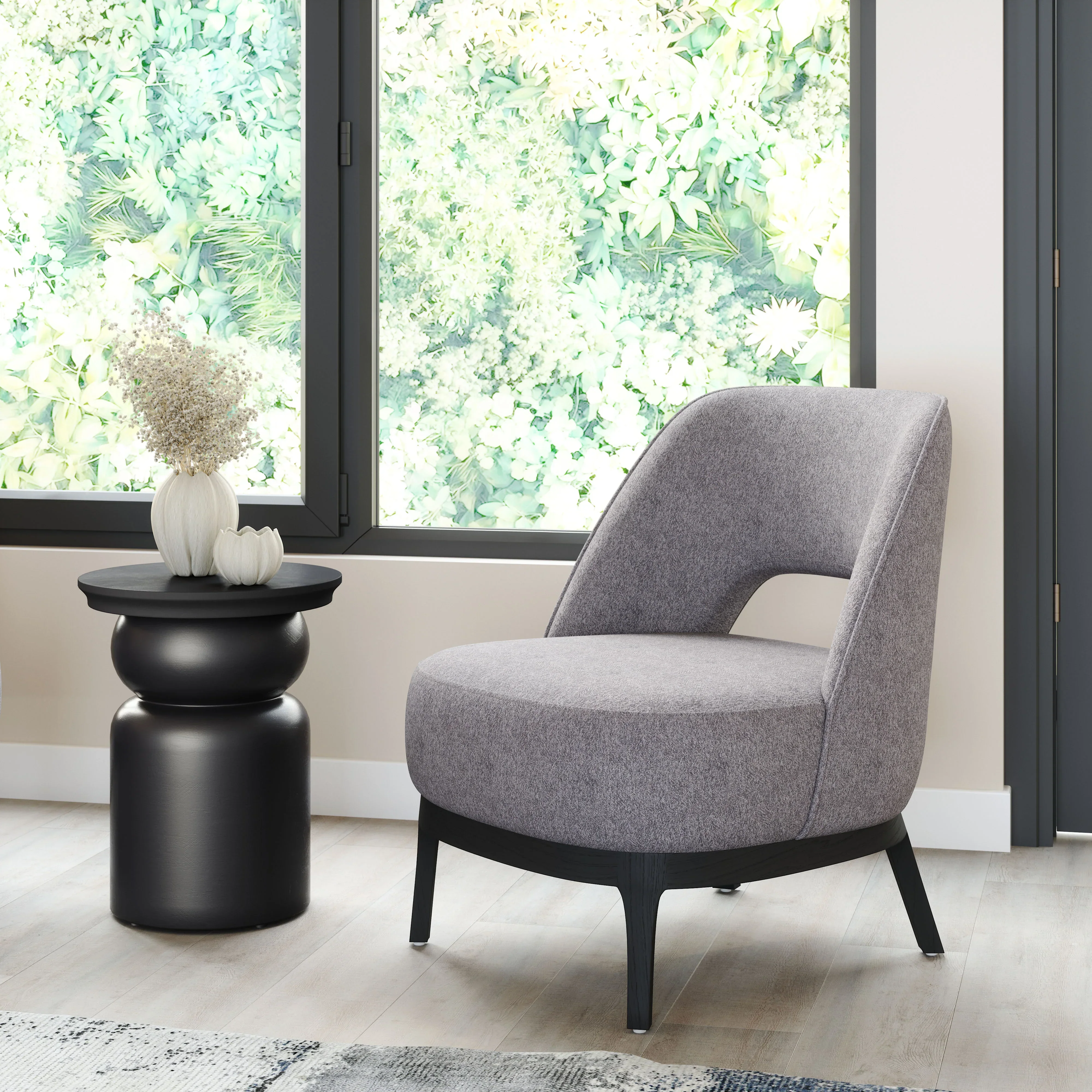 Mistley Accent Chair Gray - Image 2