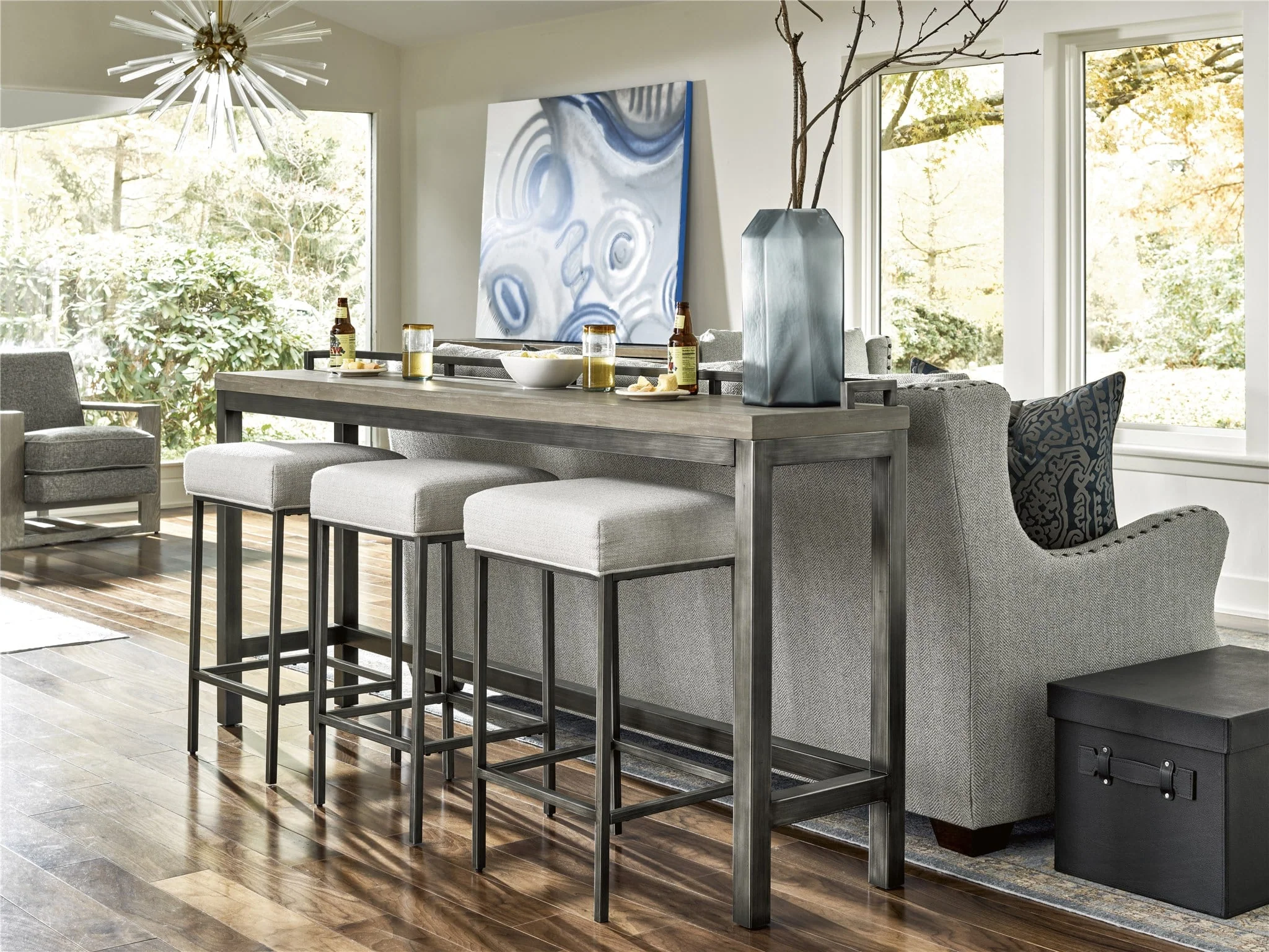 Mitchell Console W/Stools - Image 2