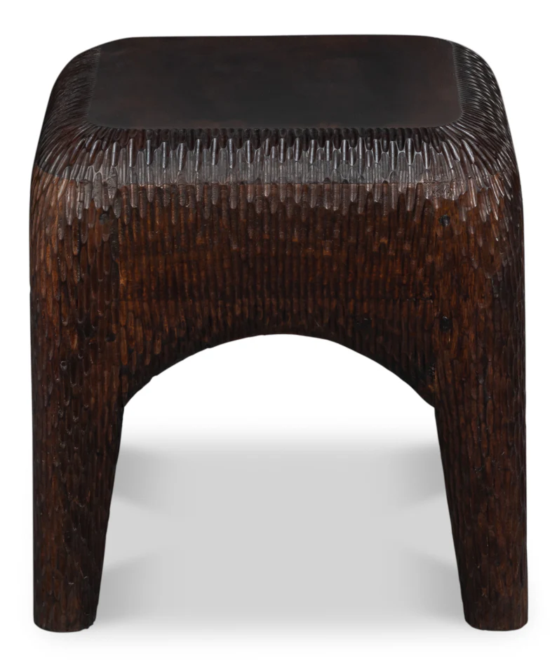 Molten Carved Side Table - Image 2