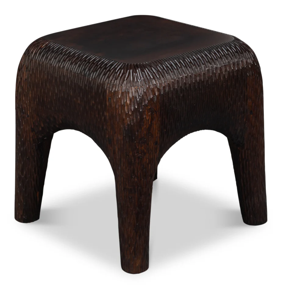 Molten Carved Side Table - Image 3